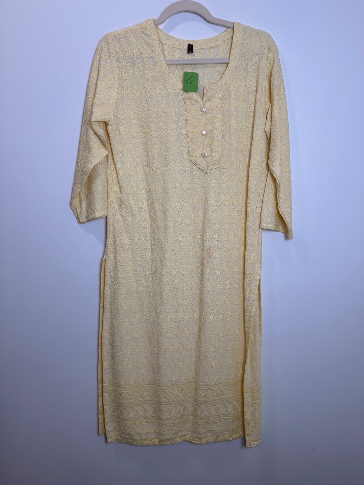 Yellow Beige Kurta - 38