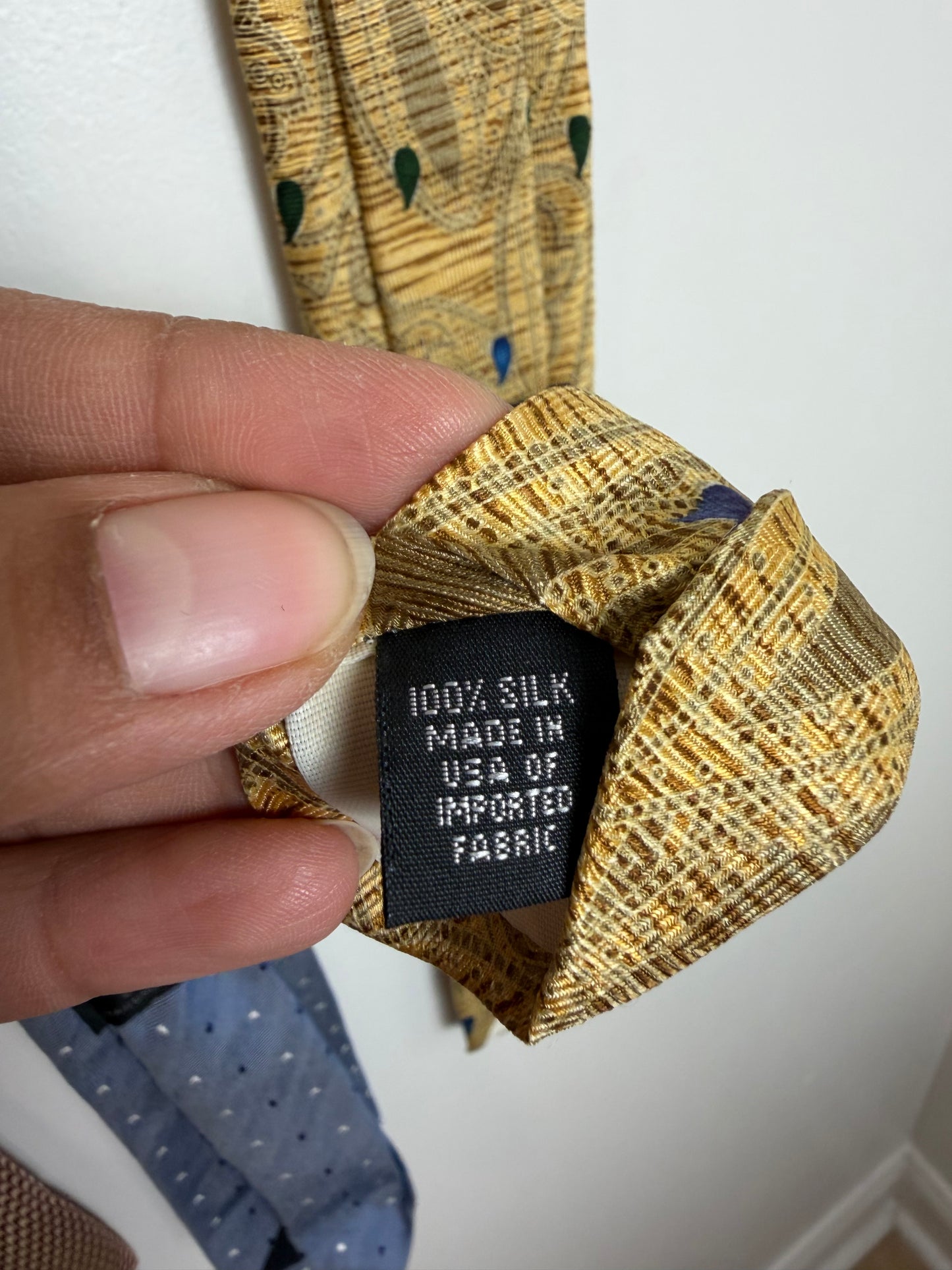 Designer Silk Tie Lot of 5 Barneys J.Crew Robert Talbott Joseph Abboud