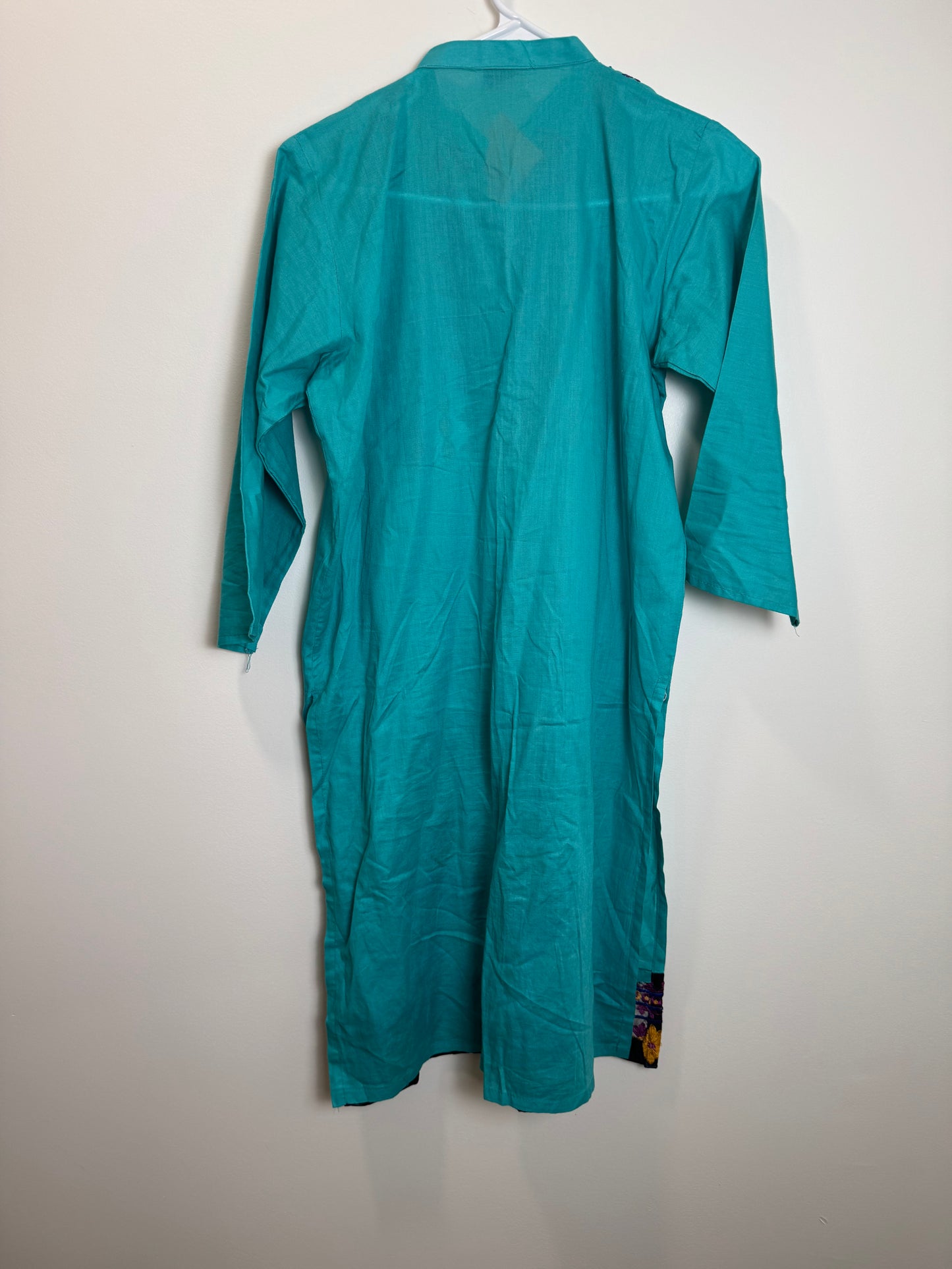 Teal Purple Kurta - 40