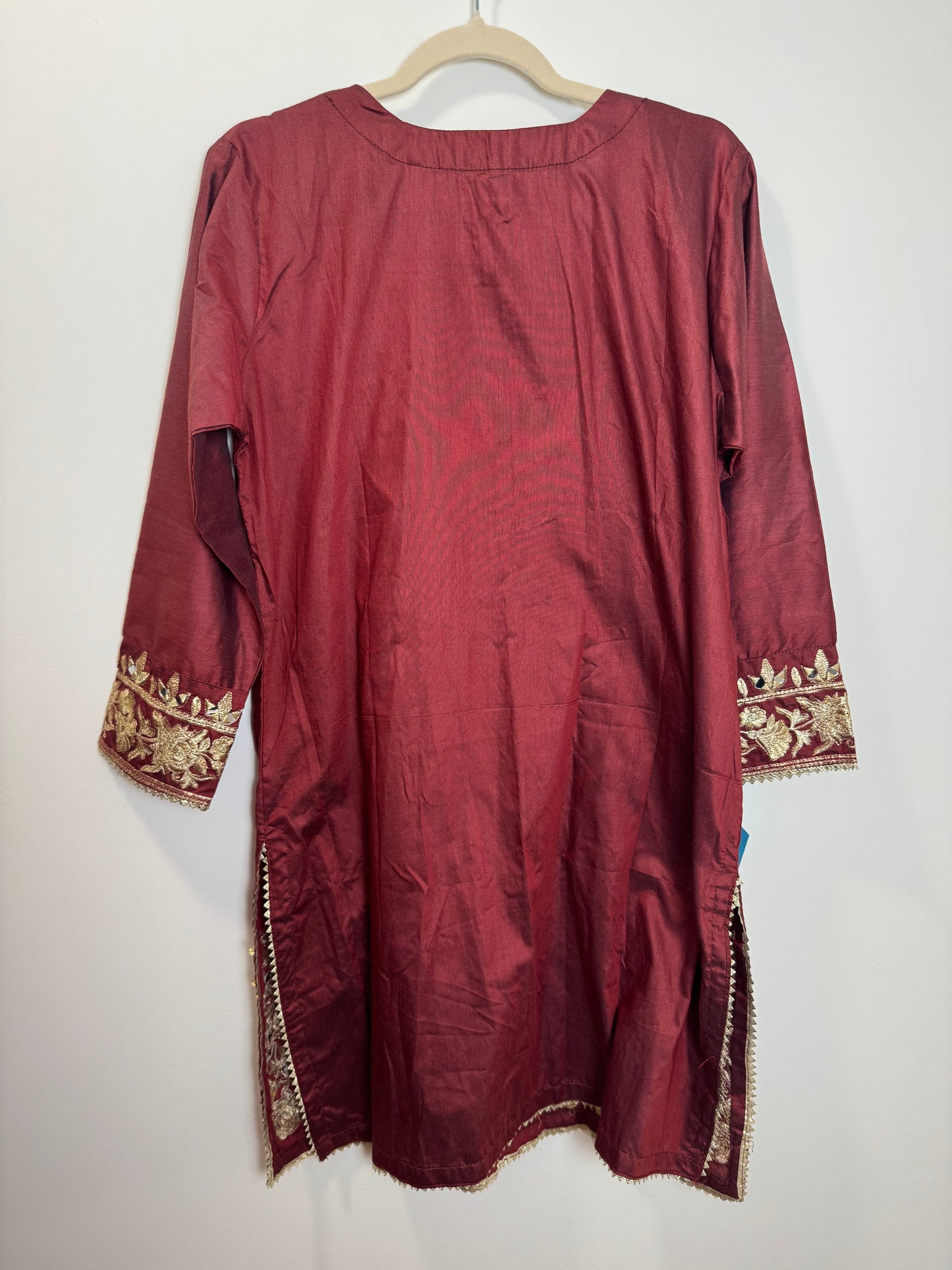 Maroon Gold Kurta - 44