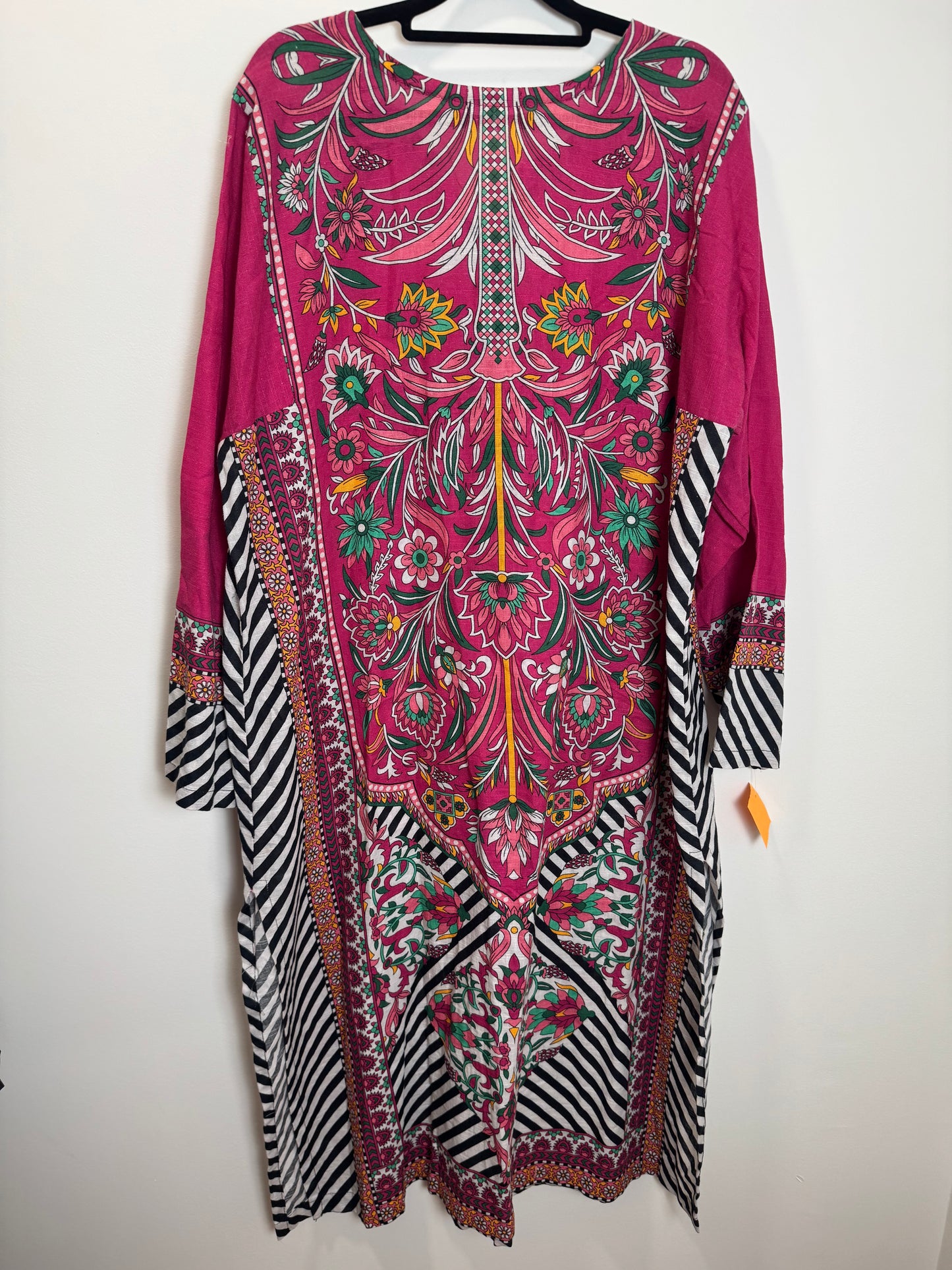 Pink Floral Kurta - 46