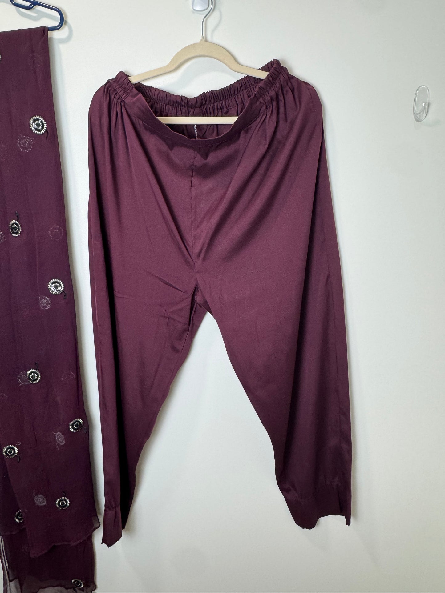 Maroon Circles Suit - 44