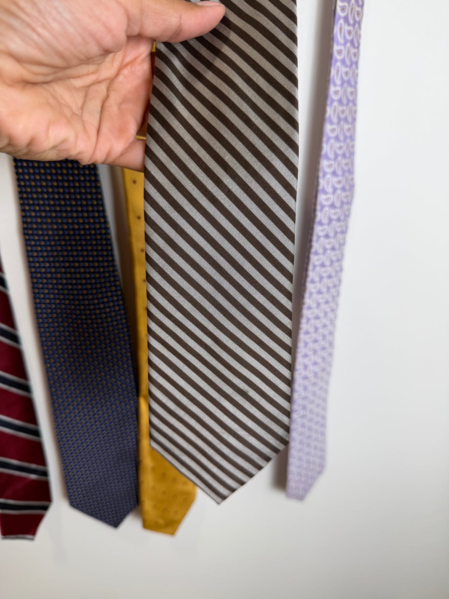 Designer Silk Tie Lot Brooks Brothers H Stockton Pierre Cardin St Andrews