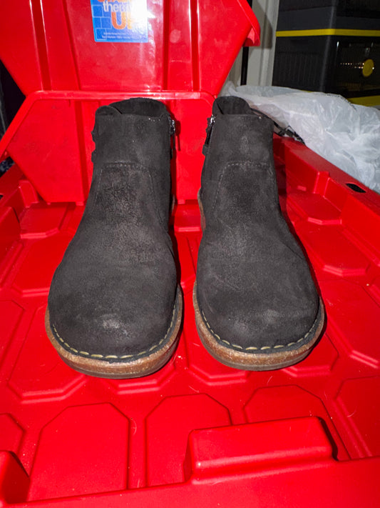 Born Black Suede Ankle Booties - 9.5