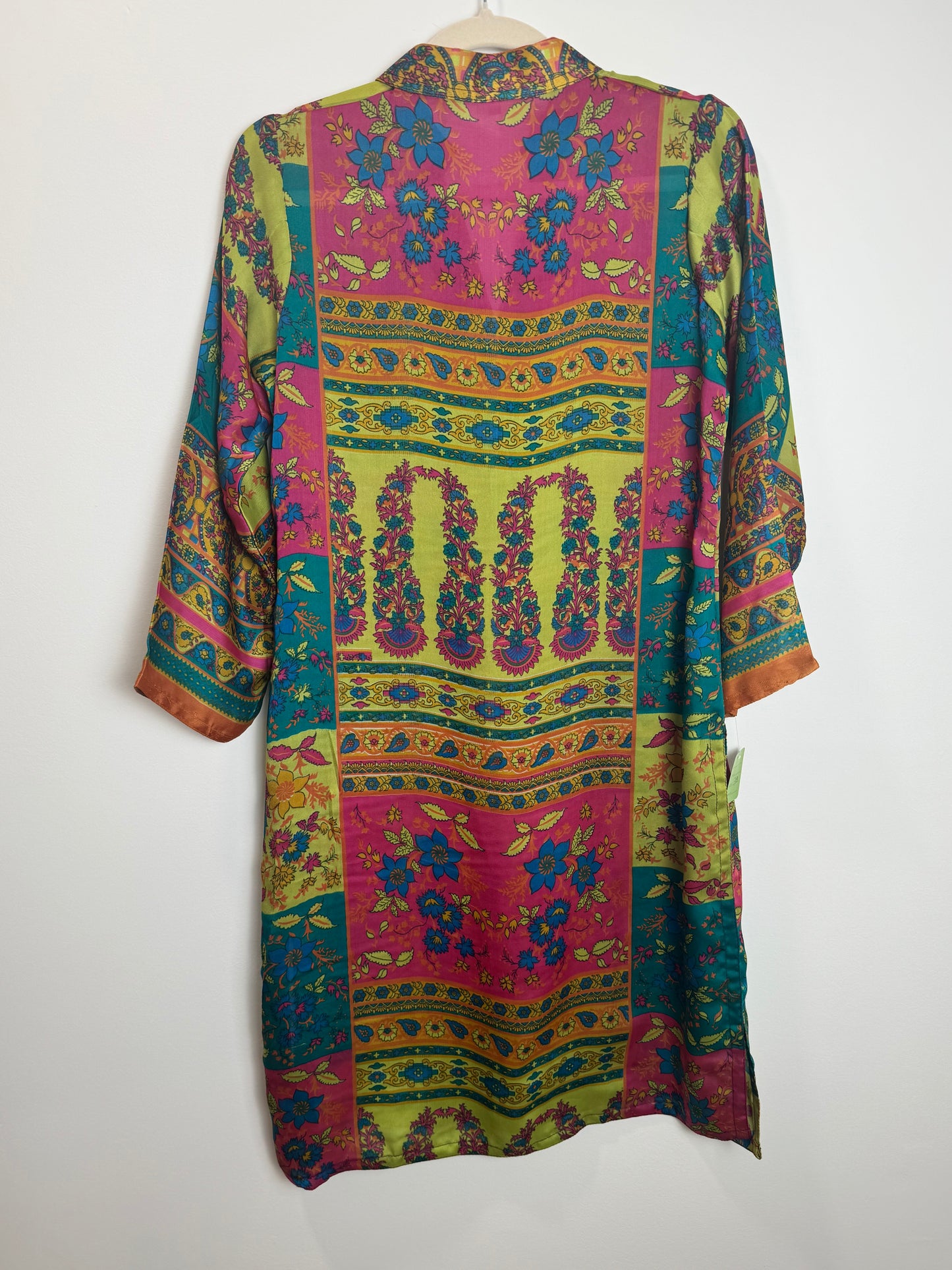 Multicolor Pink Green Kurta - 38