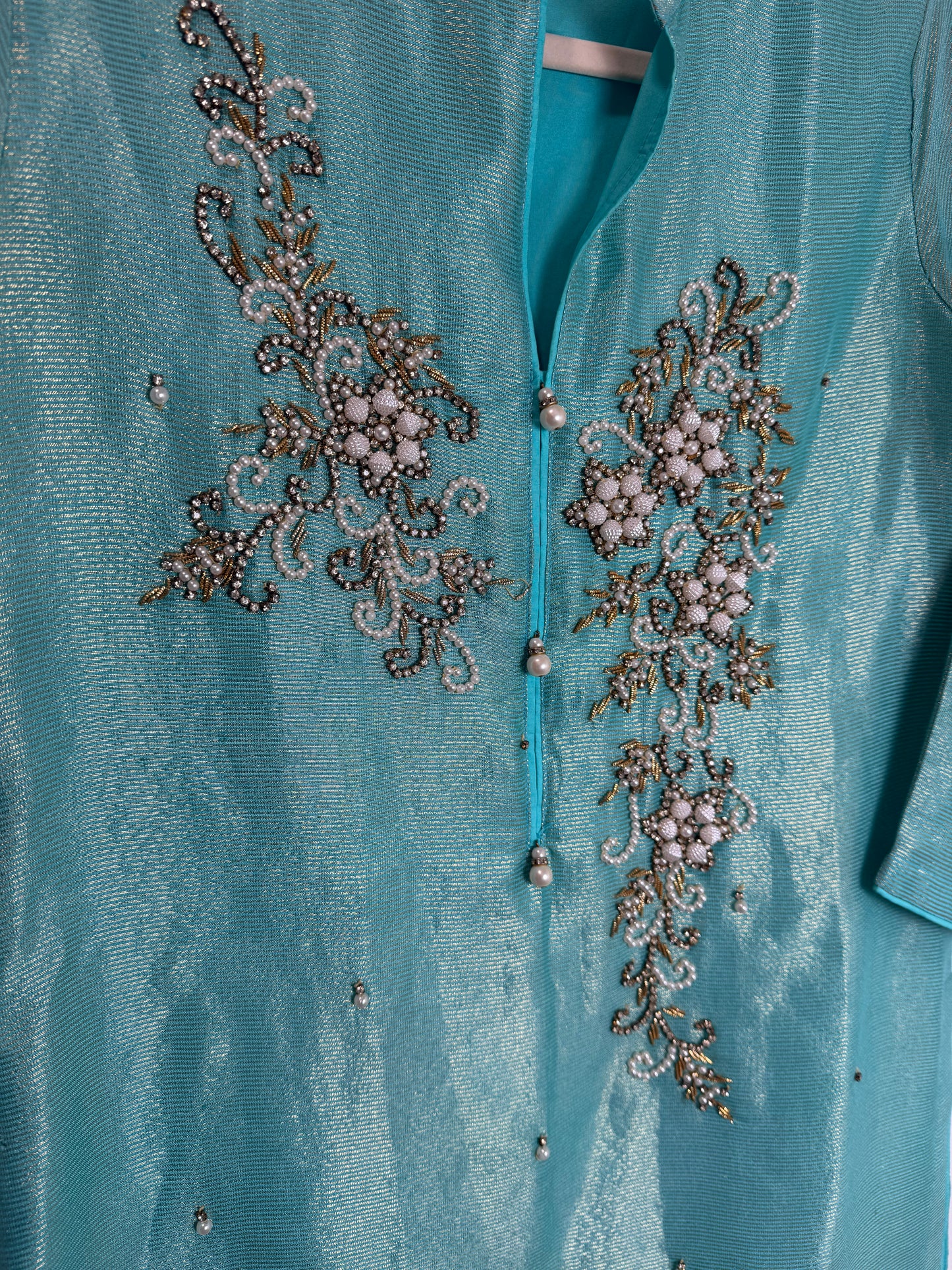 Teal Kurta - 36