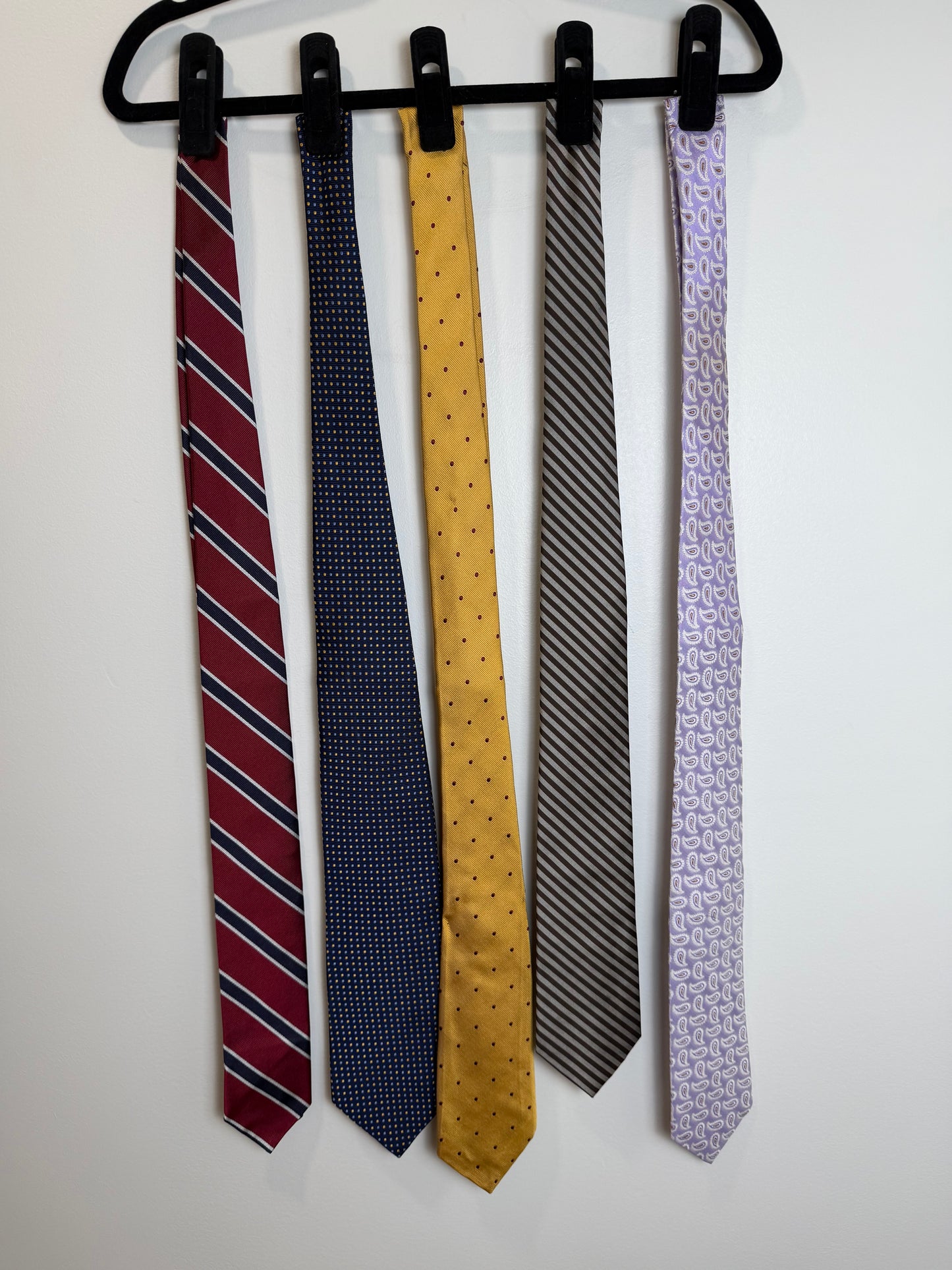 Designer Silk Tie Lot Brooks Brothers H Stockton Pierre Cardin St Andrews