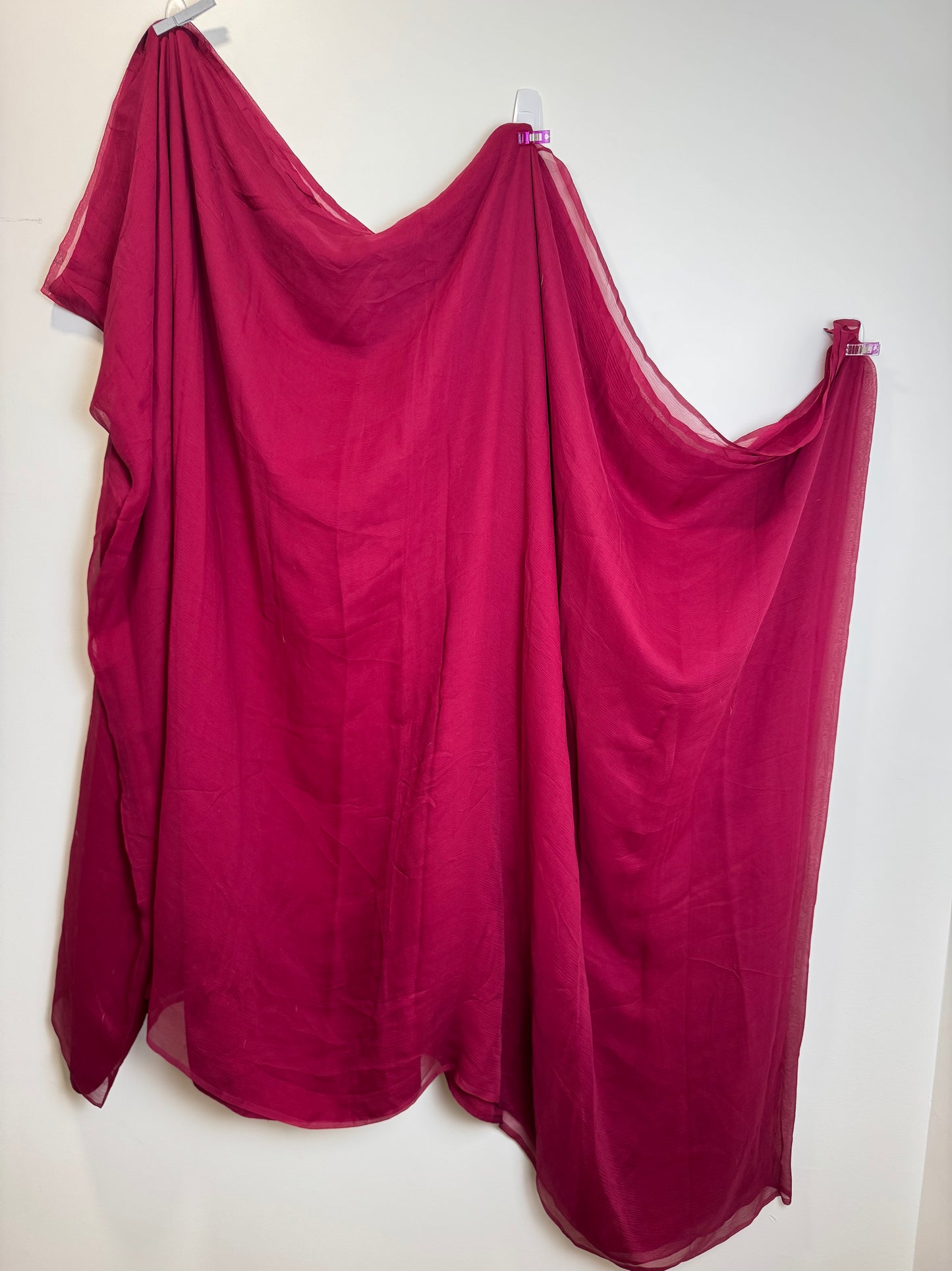 Maroon Sari