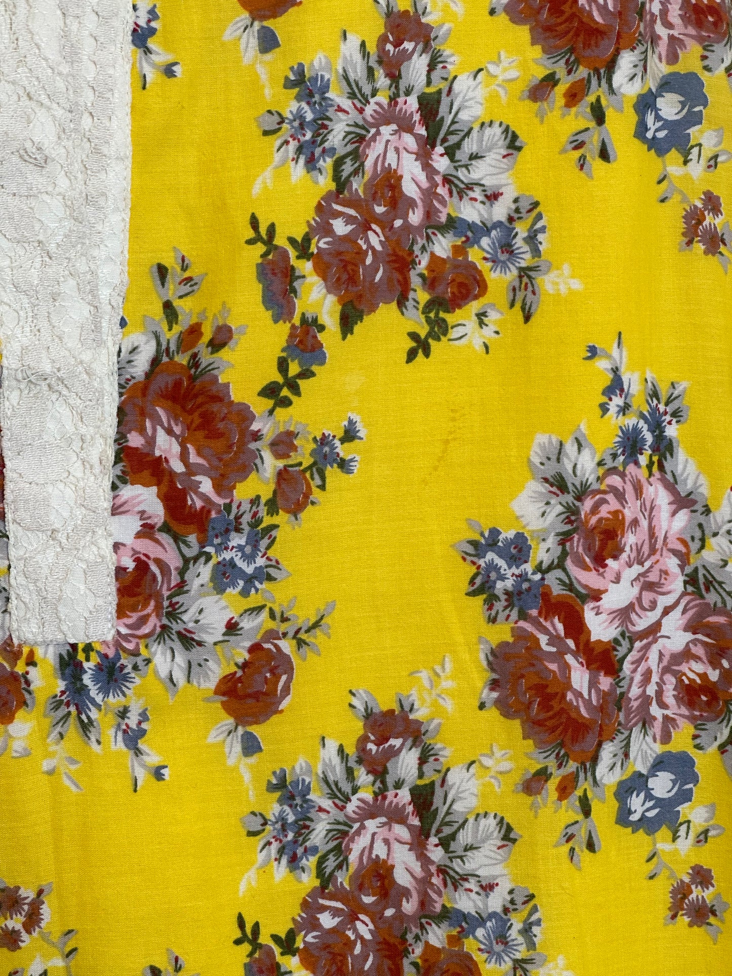 Yellow Red Floral Kurta - 38