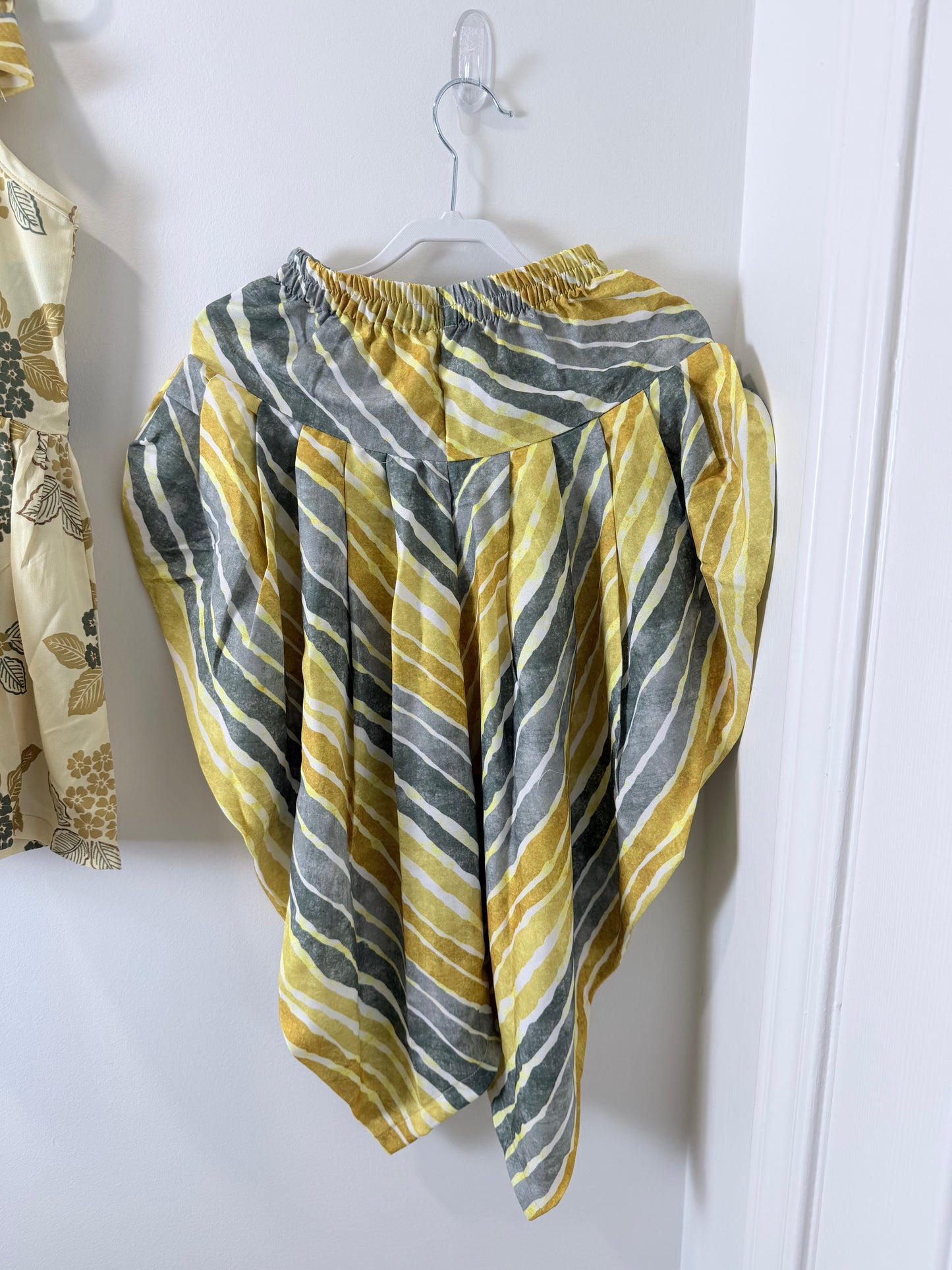 New Yellow Floral - Kids Size 4-5 yrs