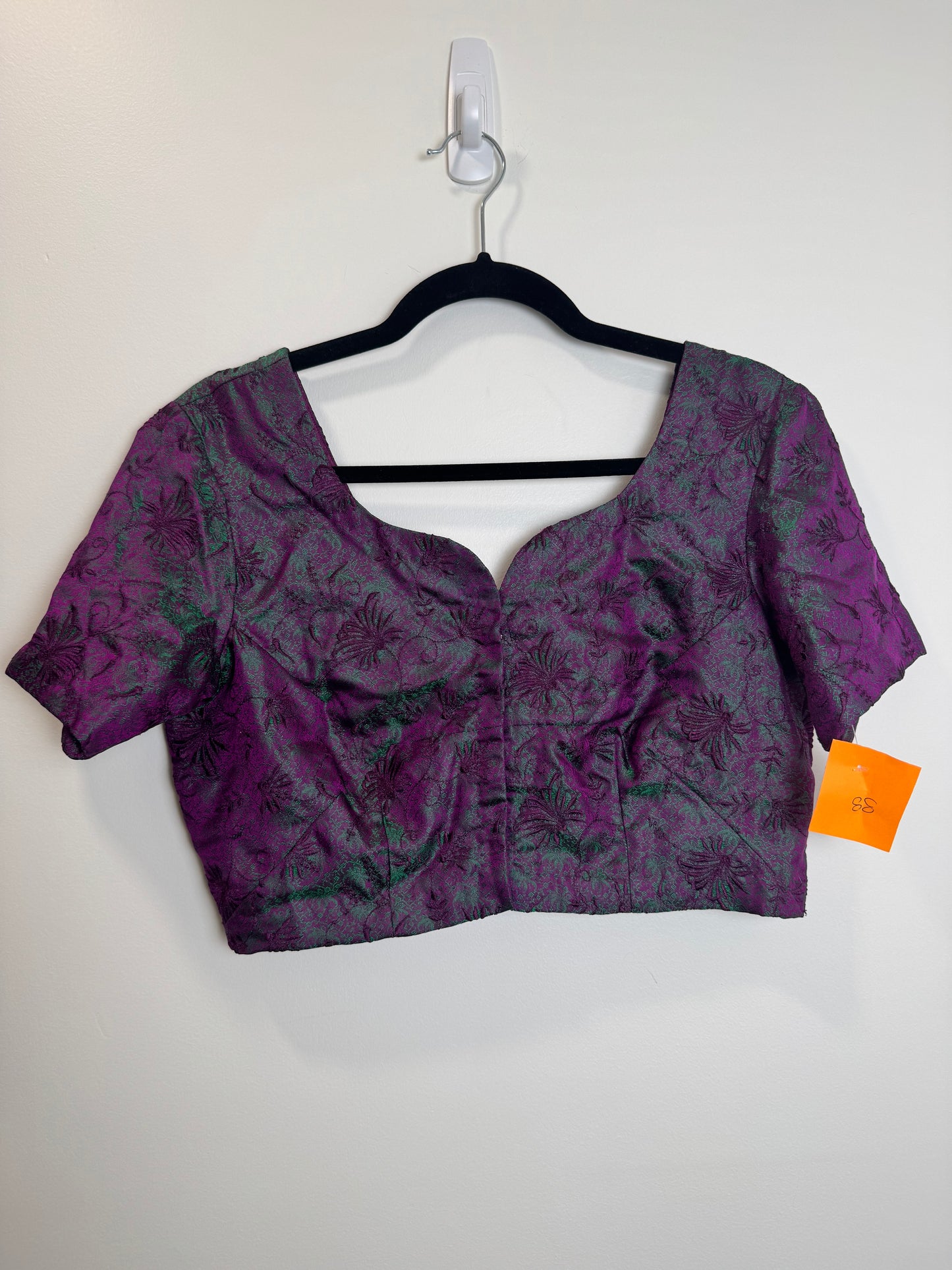 Purple Green Blouse - 38