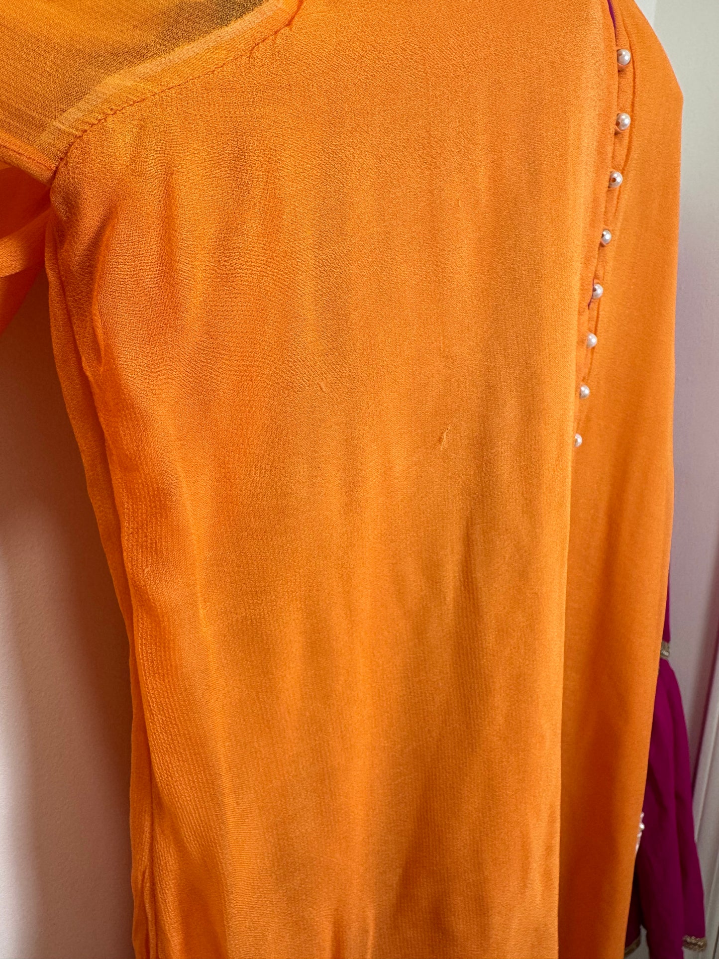 Orange Pink Sharara - 46