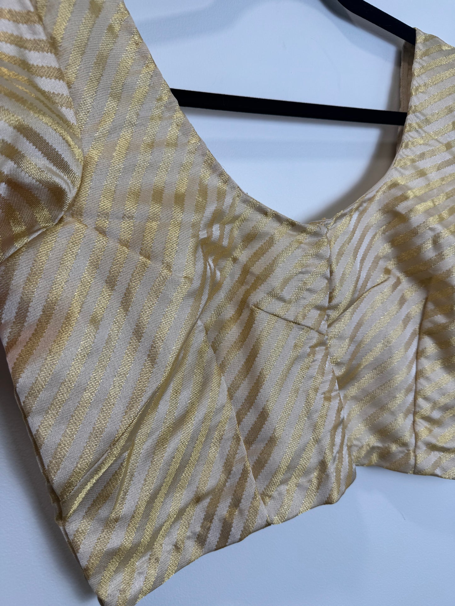 Beige Gold Blouse NWOT - 36
