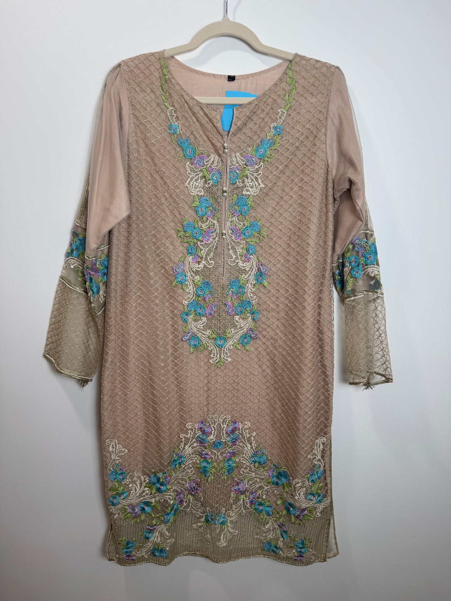 Beige Pastel Kurta - 40