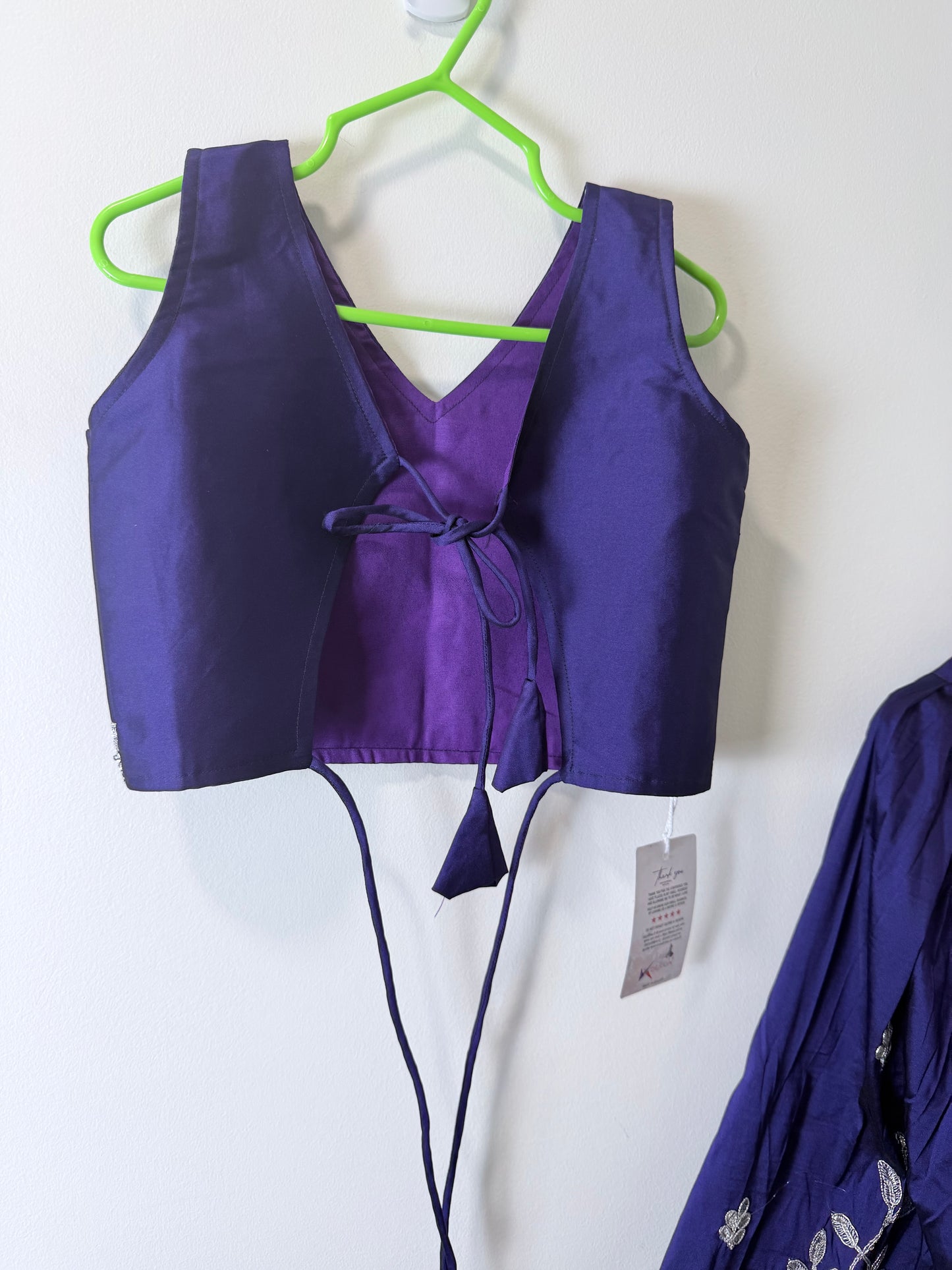 Brand New Purple Lehenga - Kids Size 24