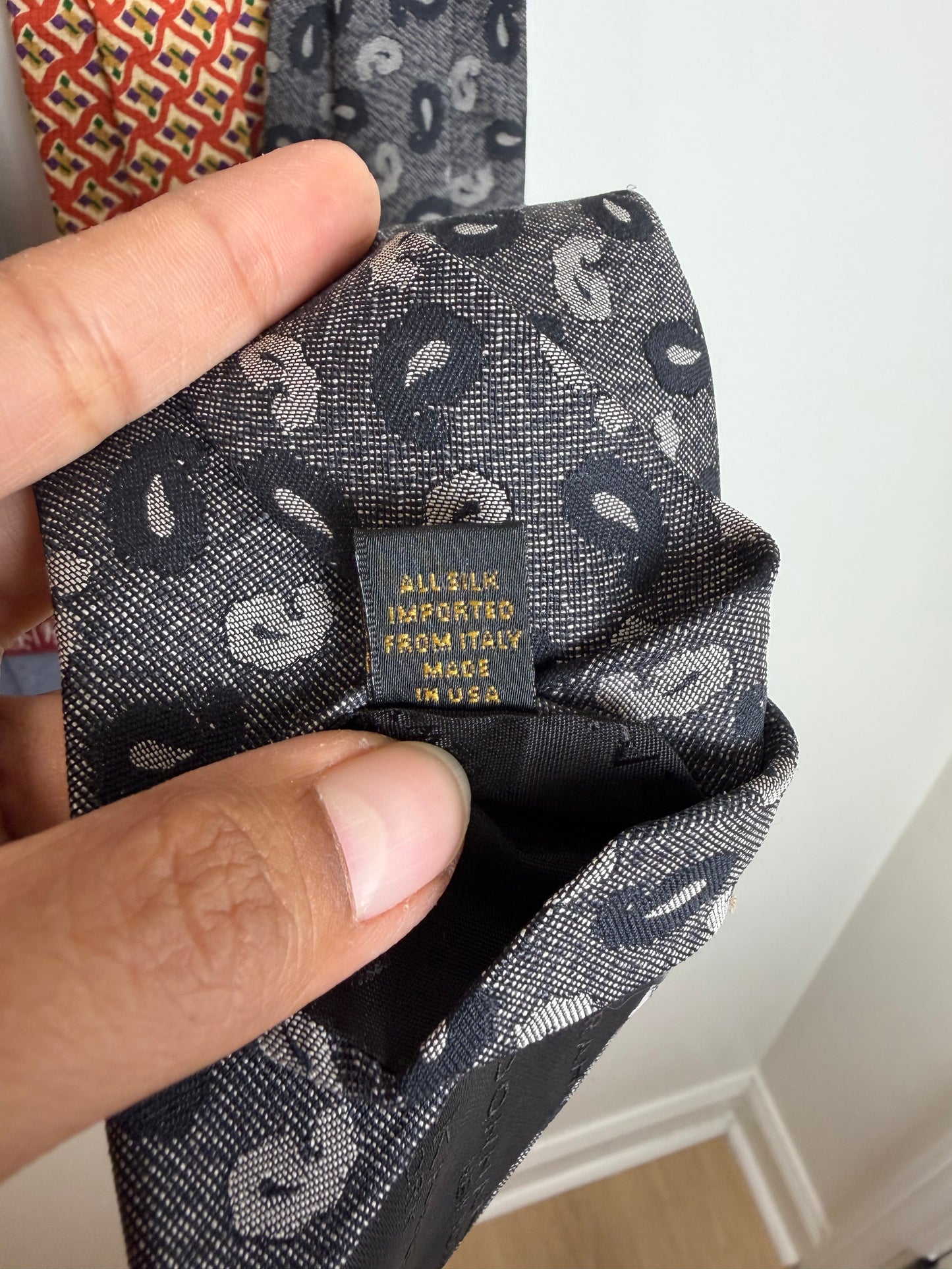 Designer Men’s Tie Lot Samuelsohn J.Crew Ferrell Reed Donna Karan Penguin