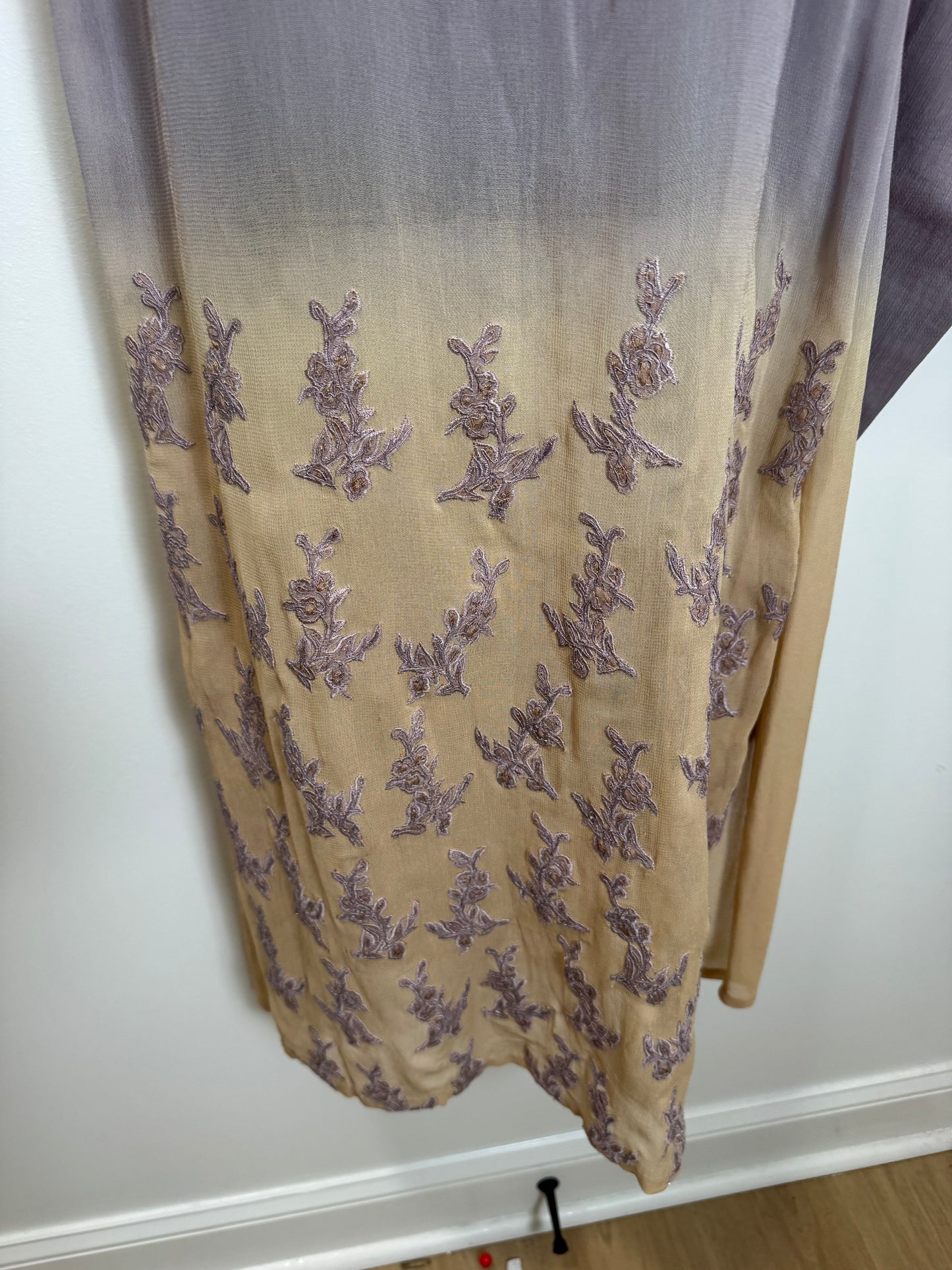 Mauve Shaded Kurta & Pants - 38