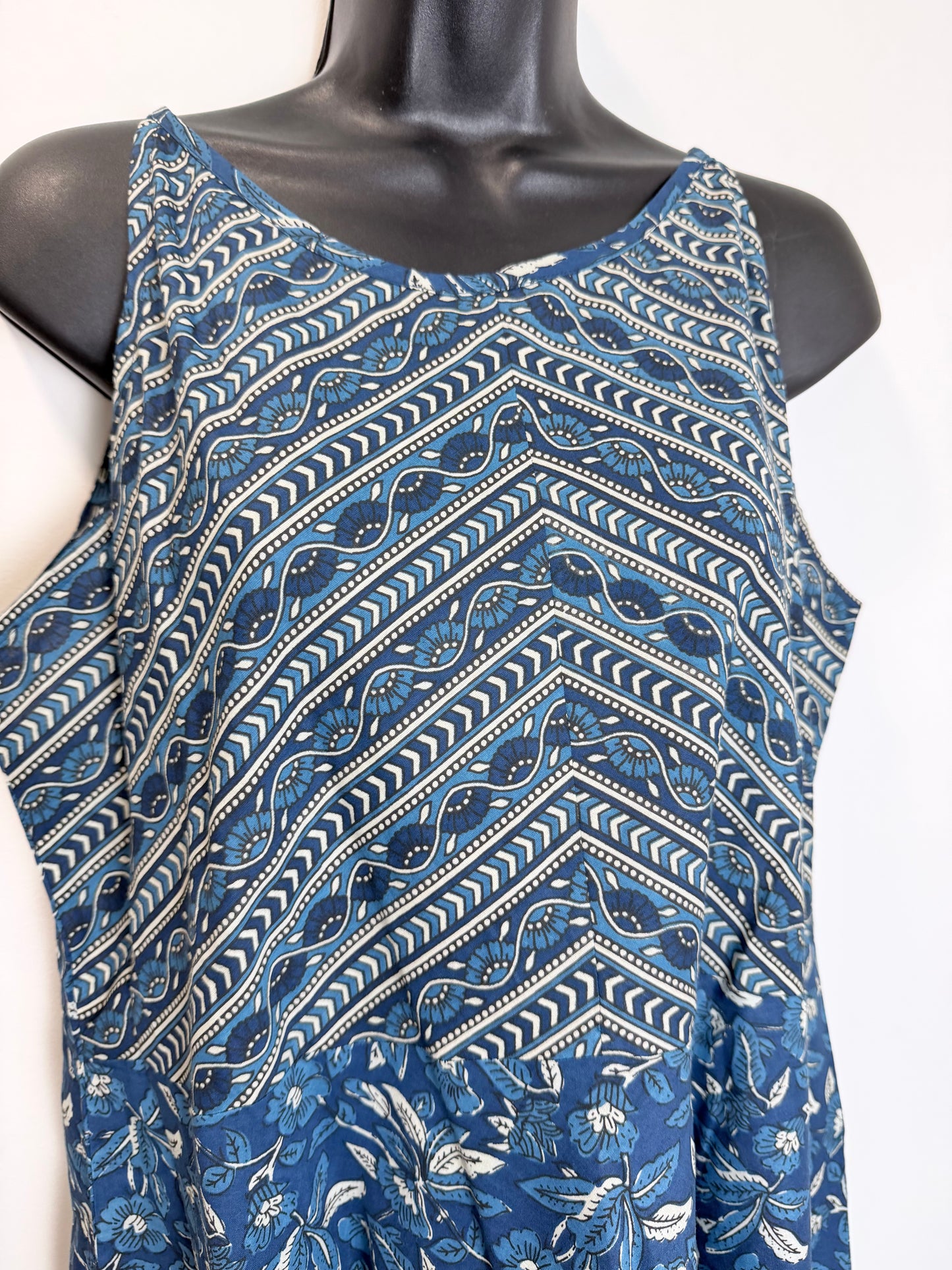Blue Kurta Dress - Size 40
