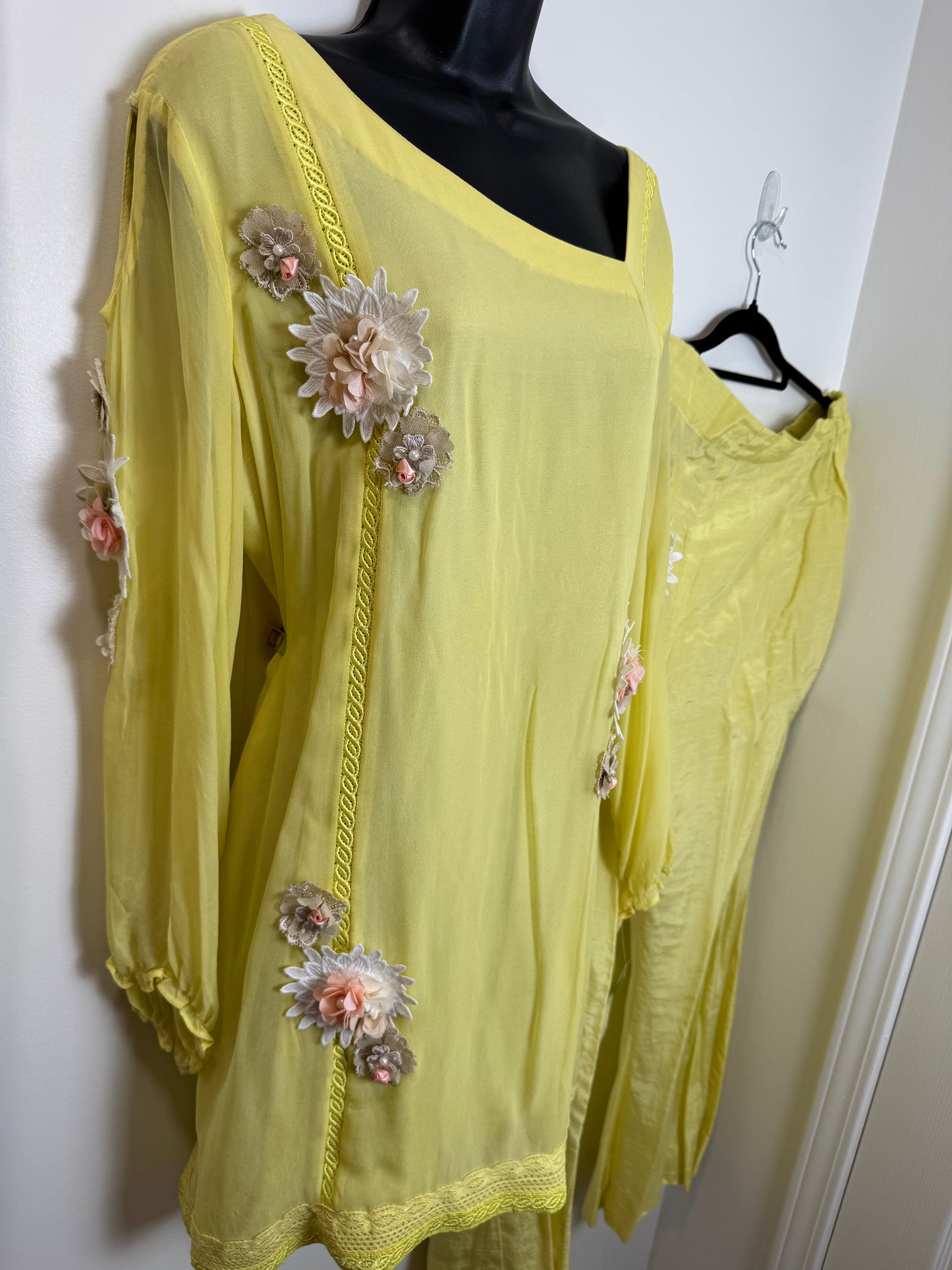 Yellow Flower Suit - 44