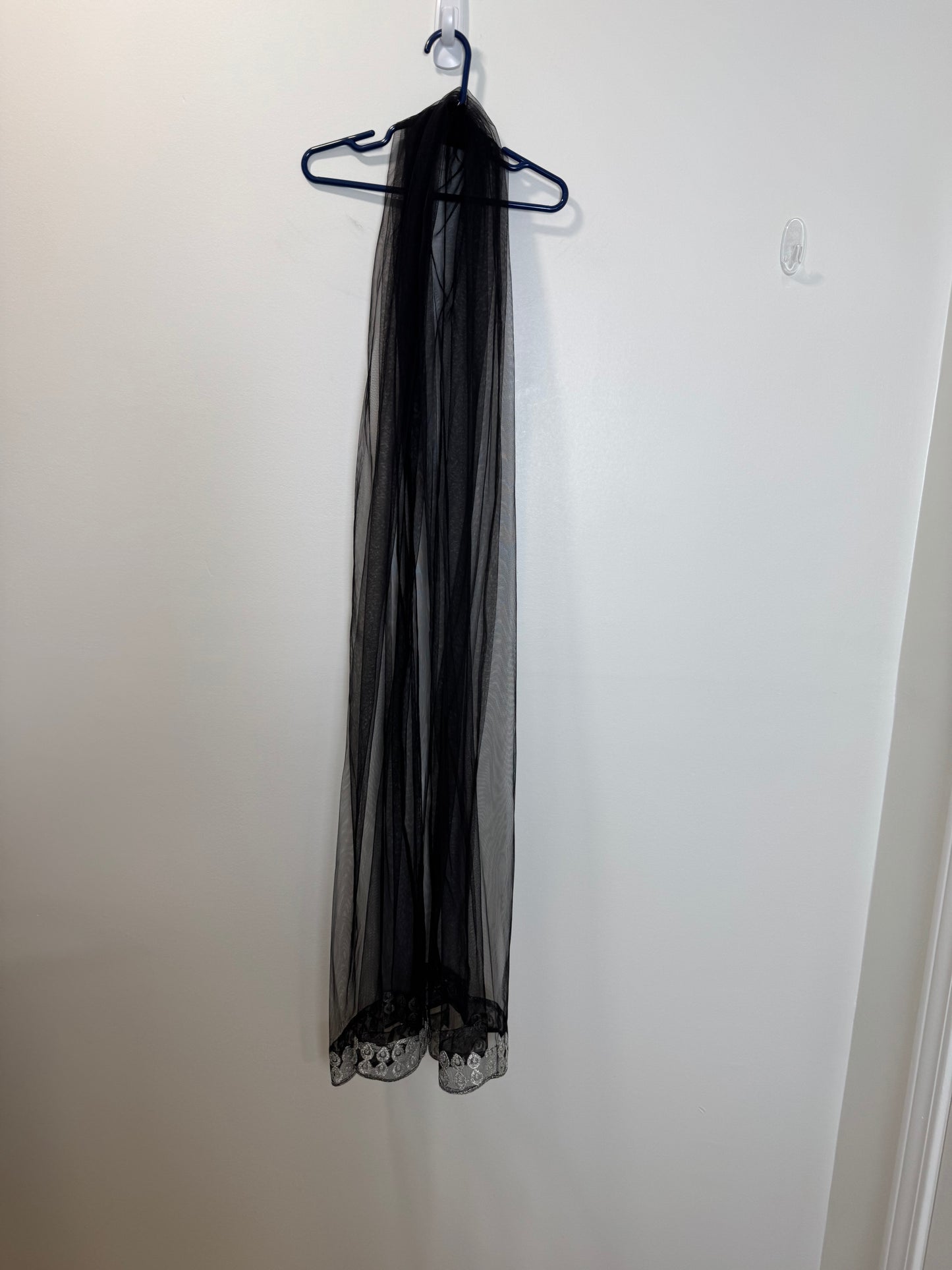 Black Silver Anarkali - 36