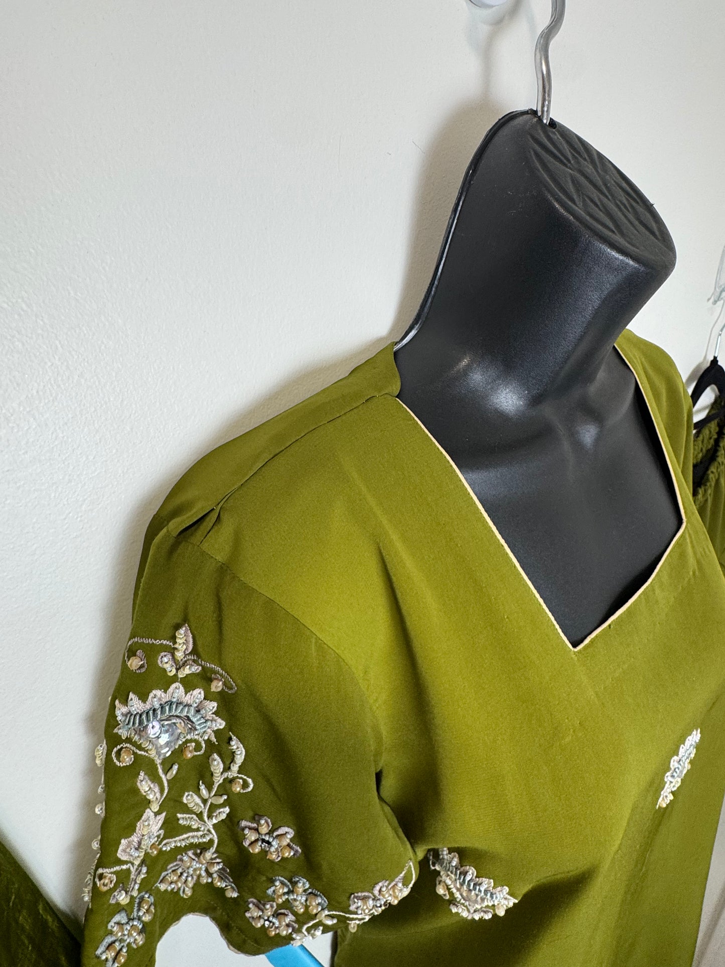 Olive Green Suit - 44