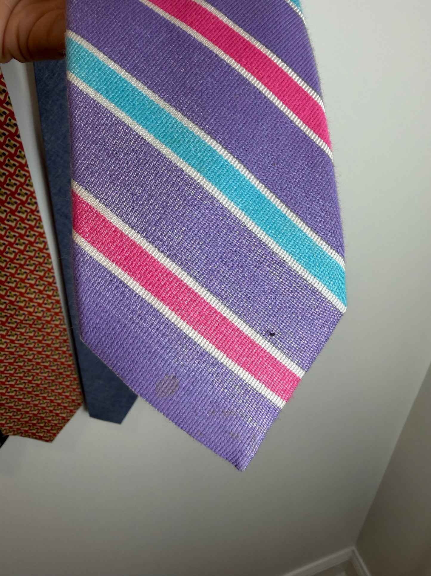 Designer Men’s Tie Lot Samuelsohn J.Crew Ferrell Reed Donna Karan Penguin
