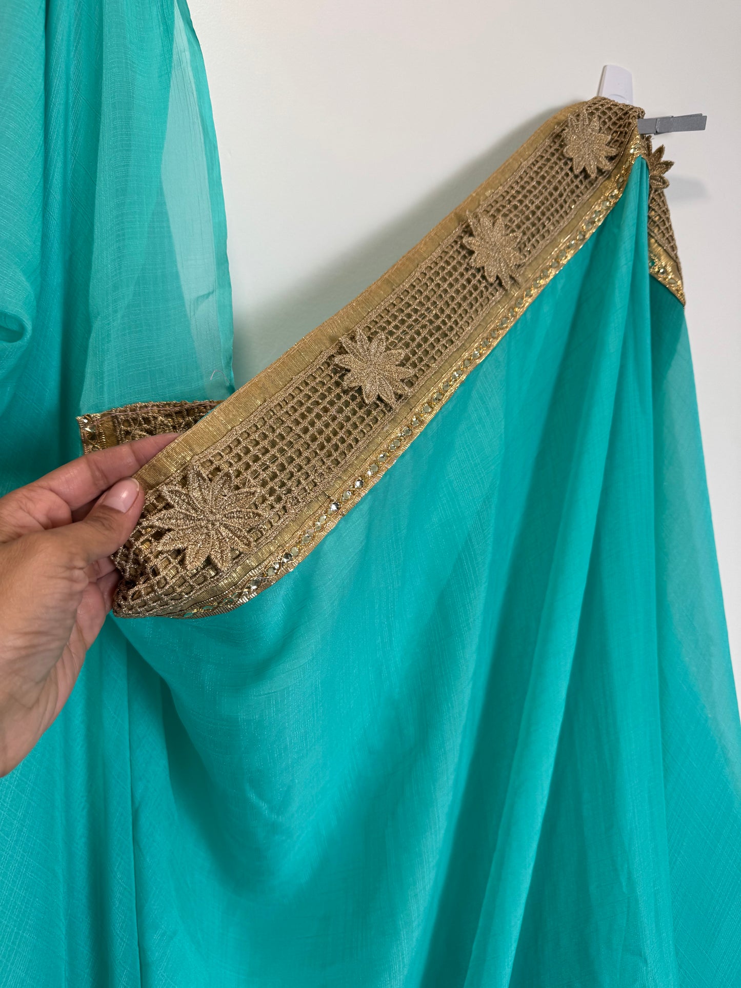 Green Gold Sari