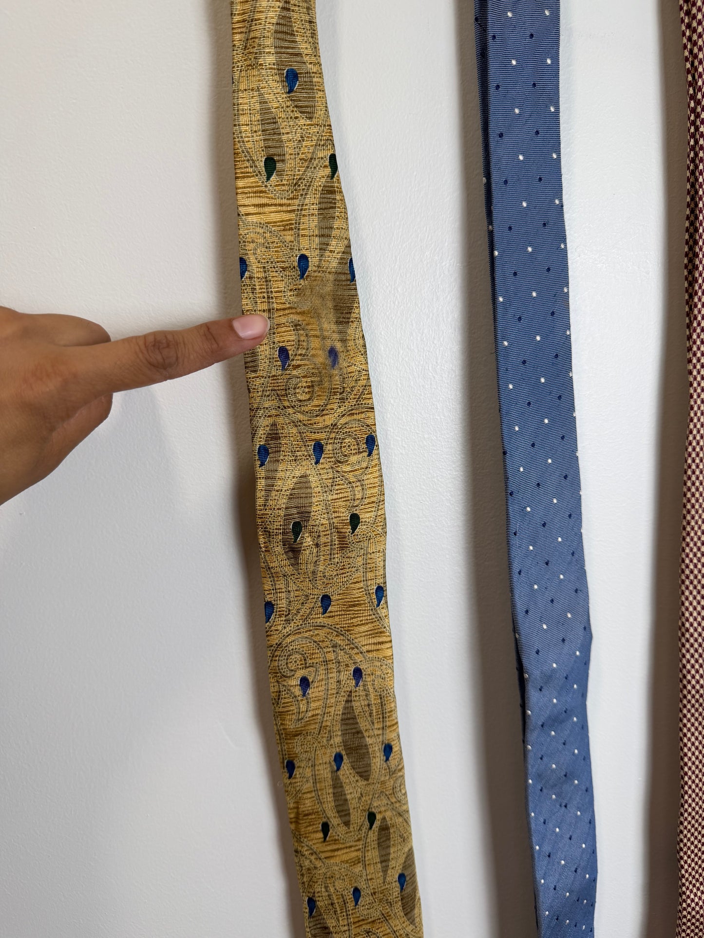 Designer Silk Tie Lot of 5 Barneys J.Crew Robert Talbott Joseph Abboud