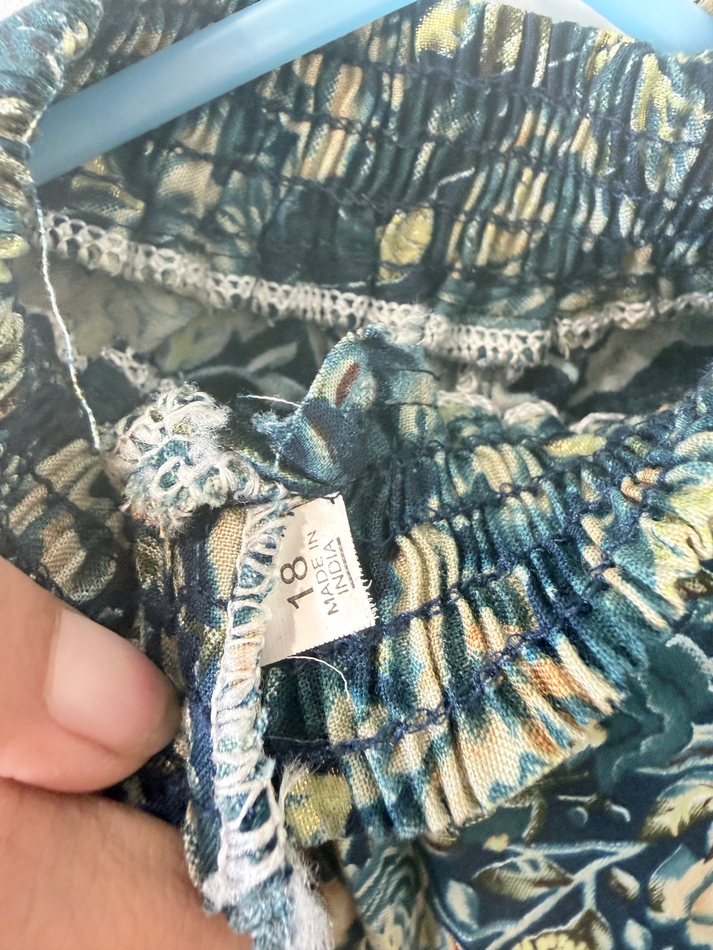 Navy Floral - Kids Size 18
