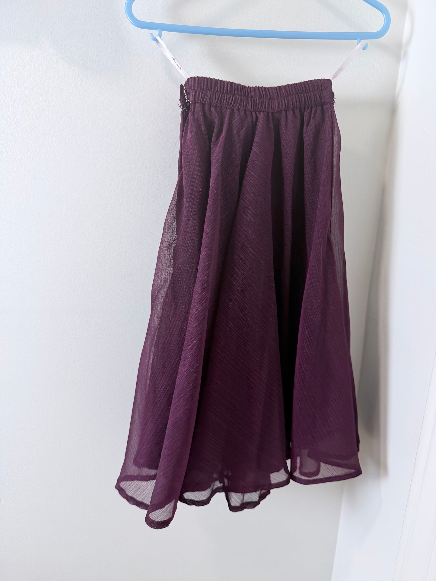 Burgundy print Sharara - Kids Size 18