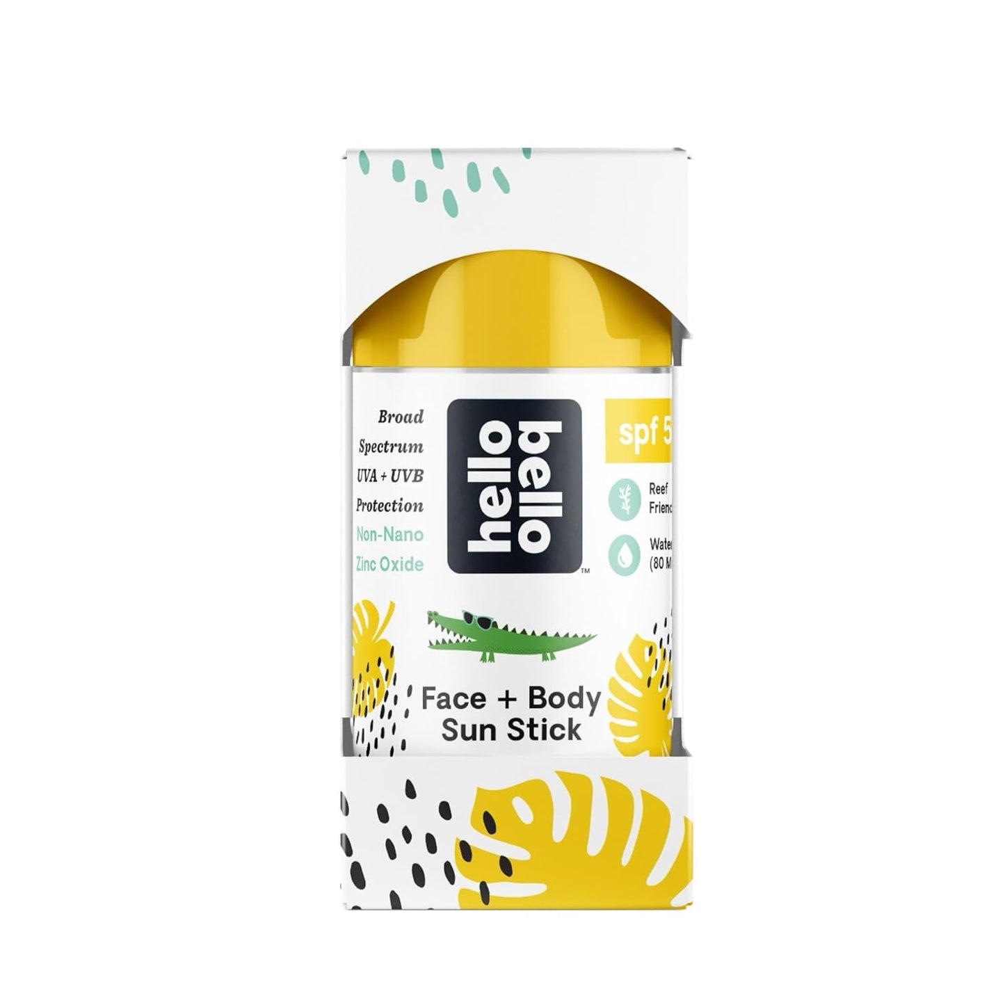 Hello Bello Mineral SPF 55 Sunscreen Lotion with Prebiotics, Water Resistant and Reef Friendly Sun Protection for Babies and Kids, 3 fl oz (Pack of 1)