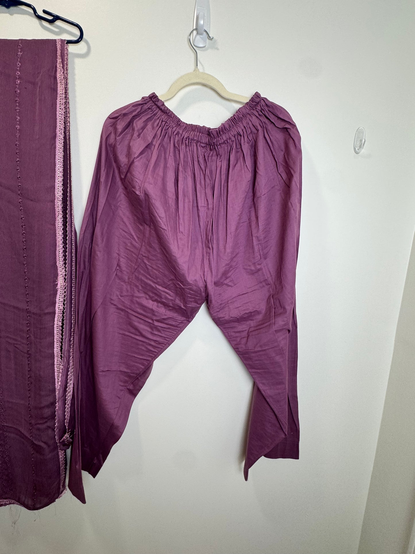 Purple White Suit - 44