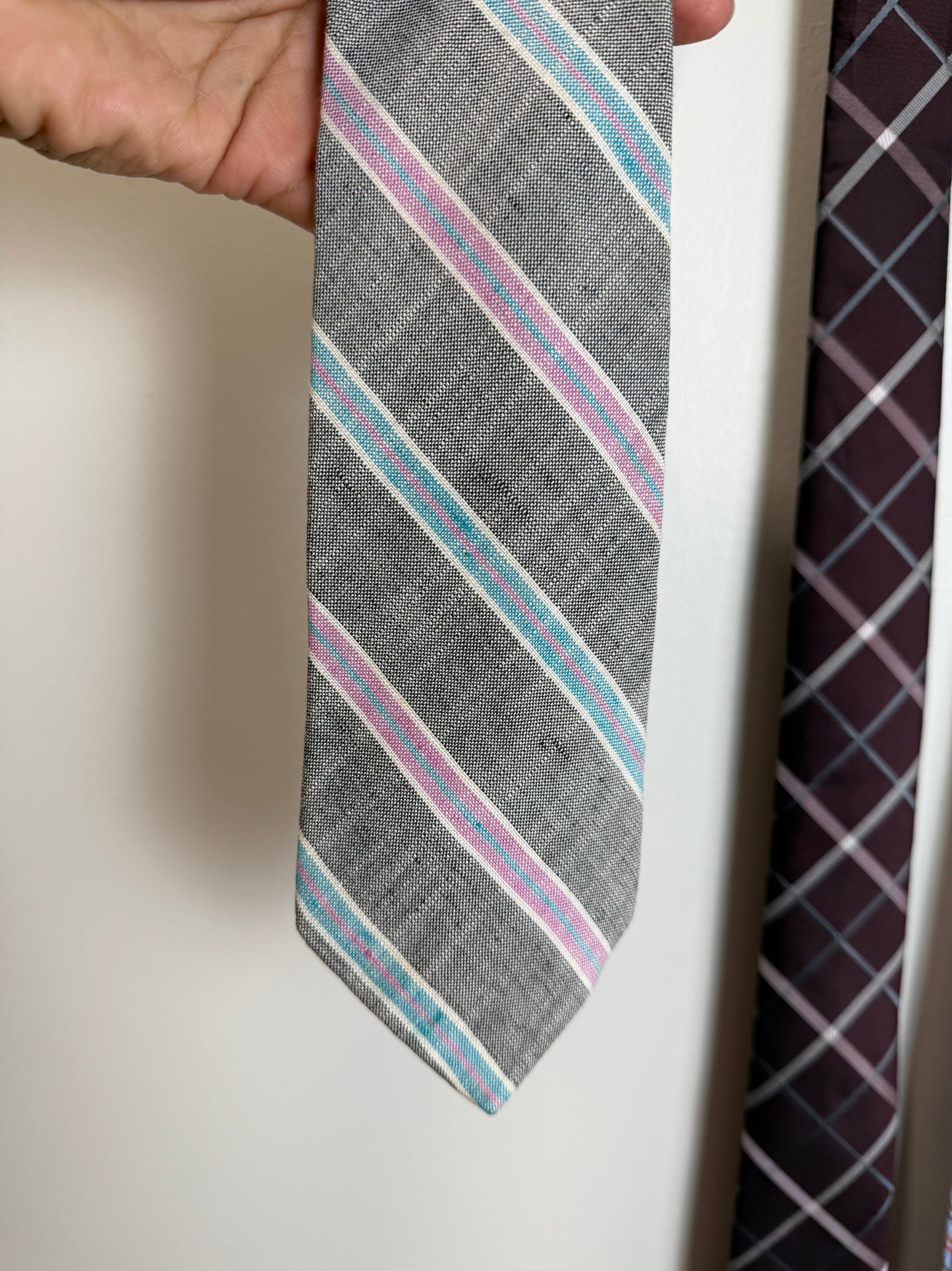 Designer Men’s Tie Lot of 5 Silk Neckties Ike Behar Ferre Kuhlman Banana Republic