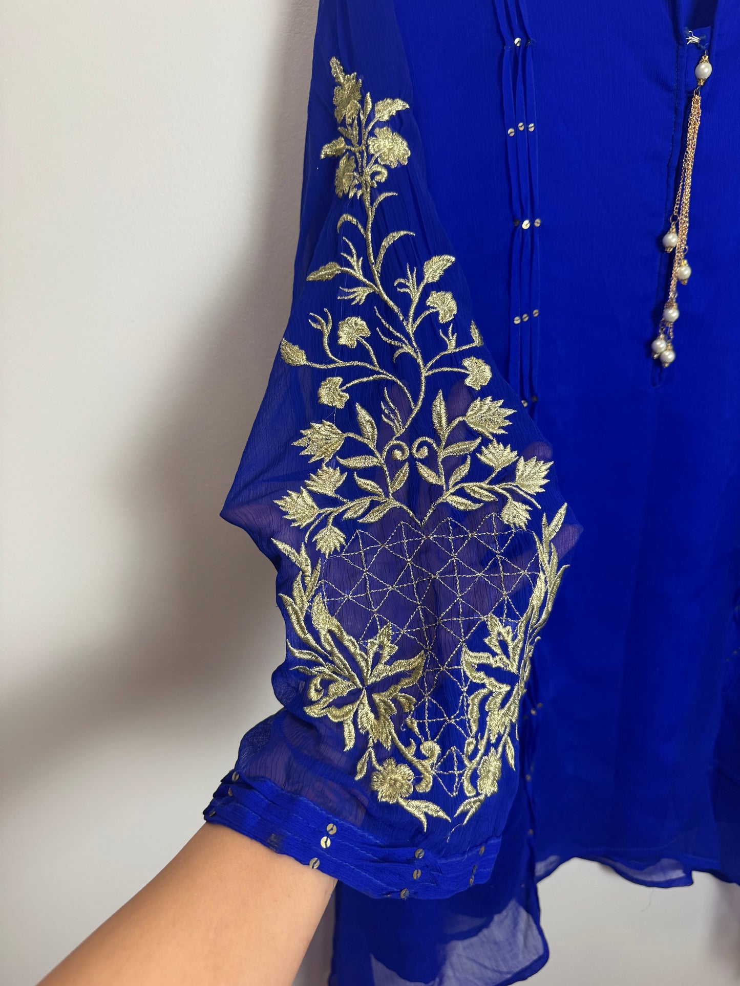 Blue gold Kurta - 42