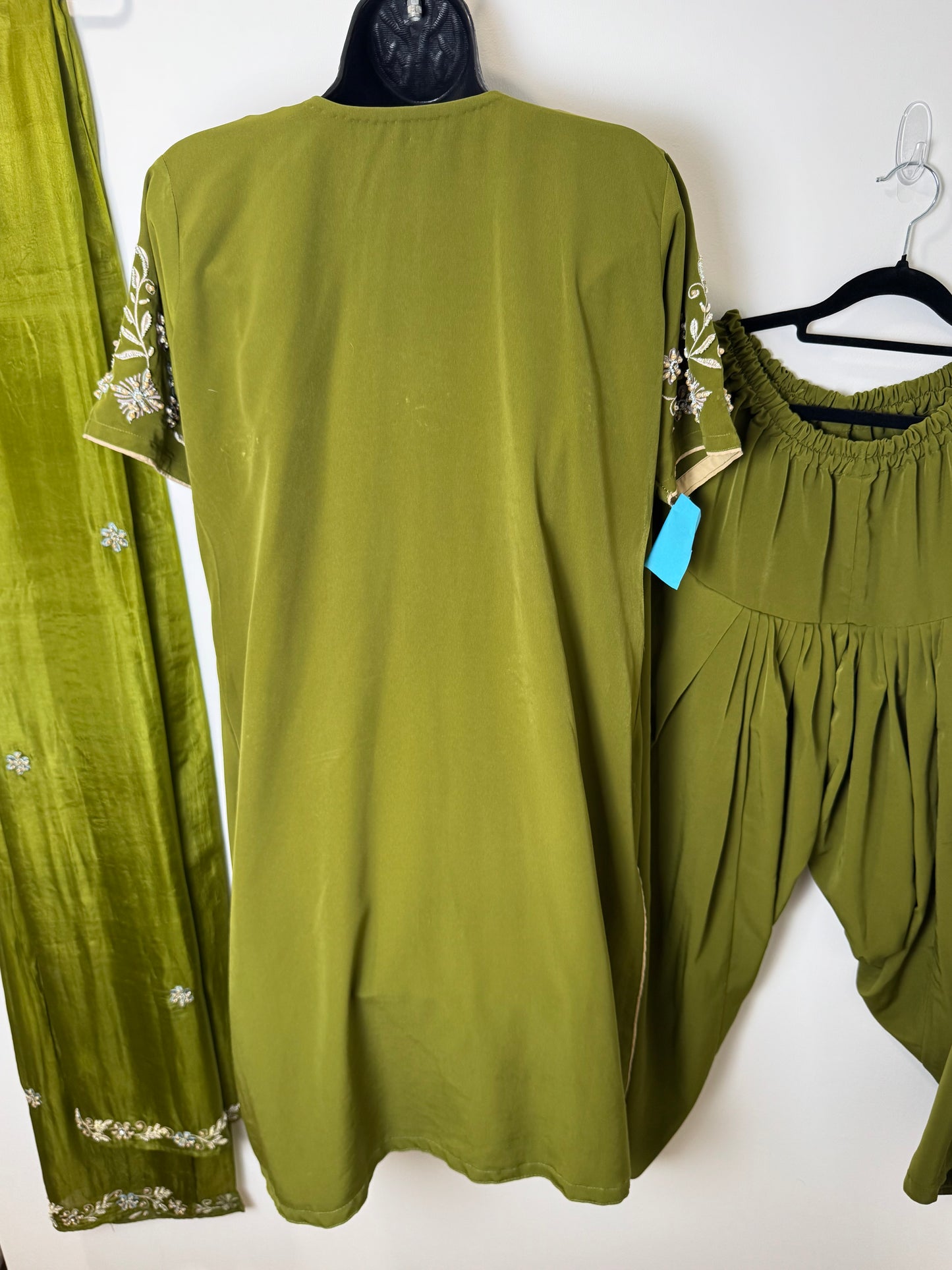 Olive Green Suit - 44