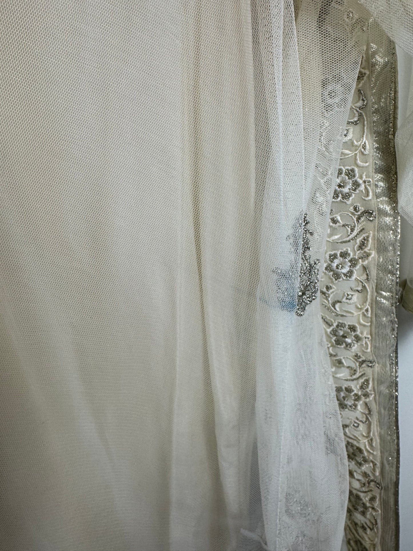White Beige Kurta - 40