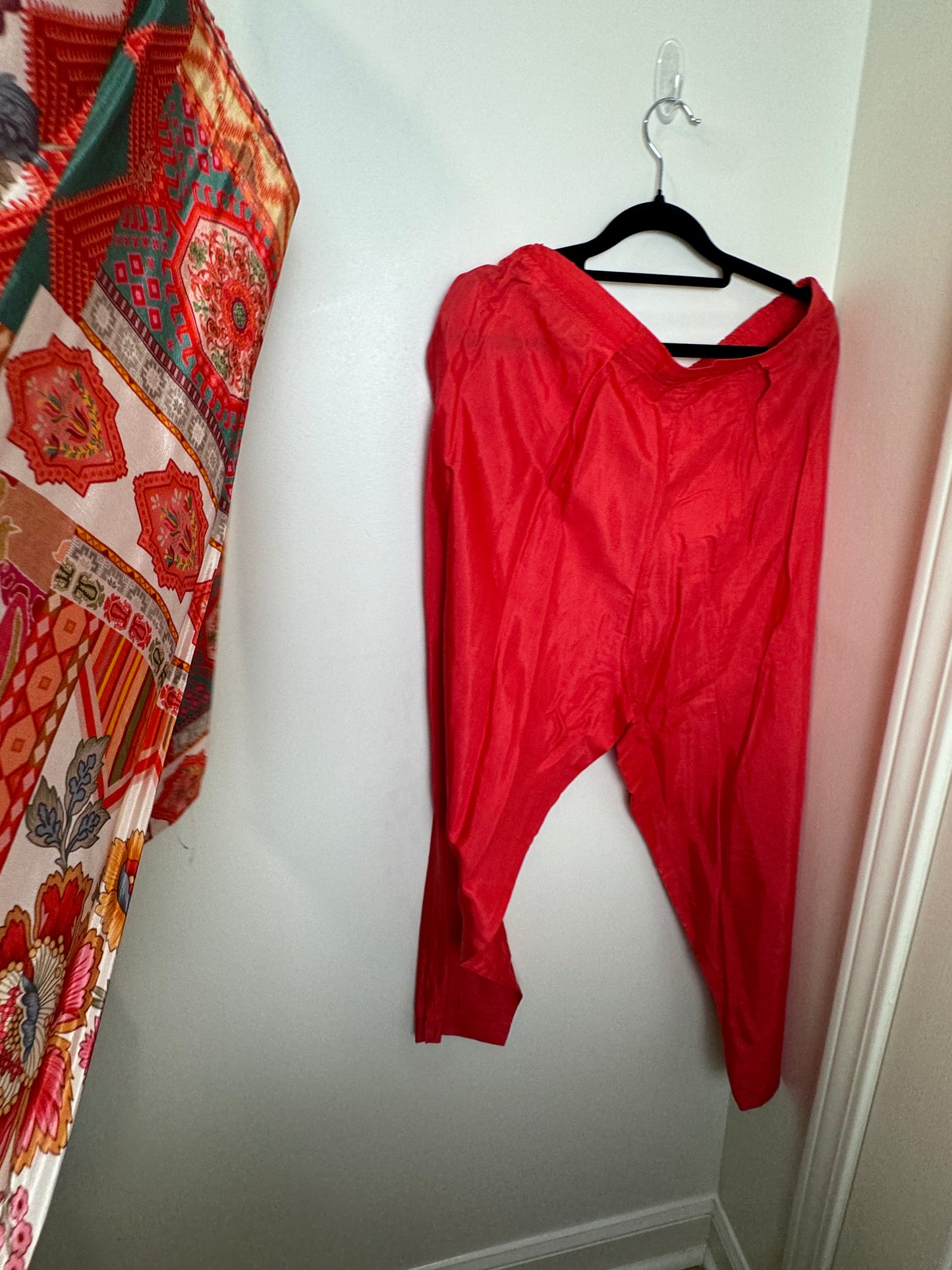 Orange Print Suit - 44