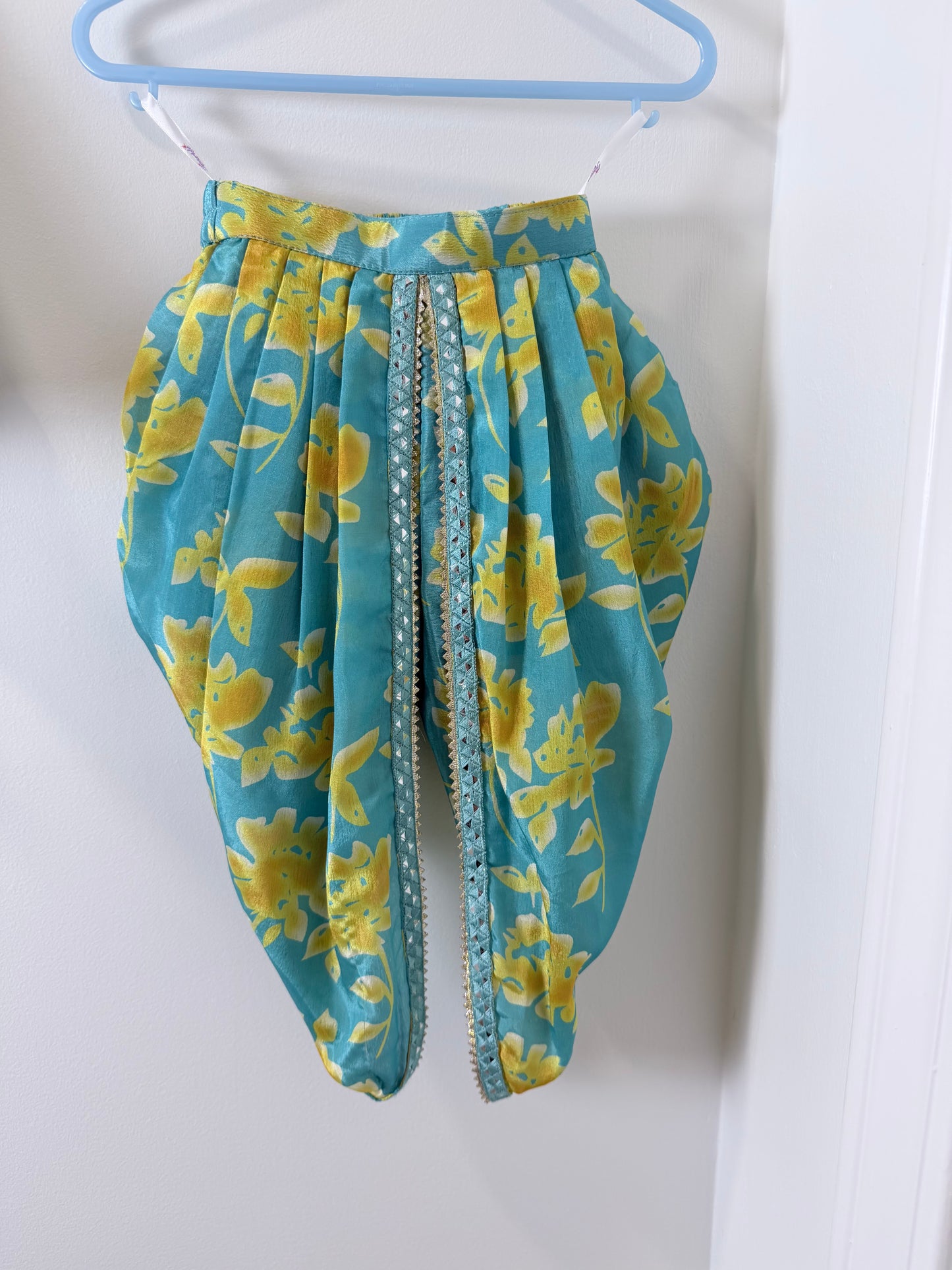 Teal Yellow - Kids Size 18