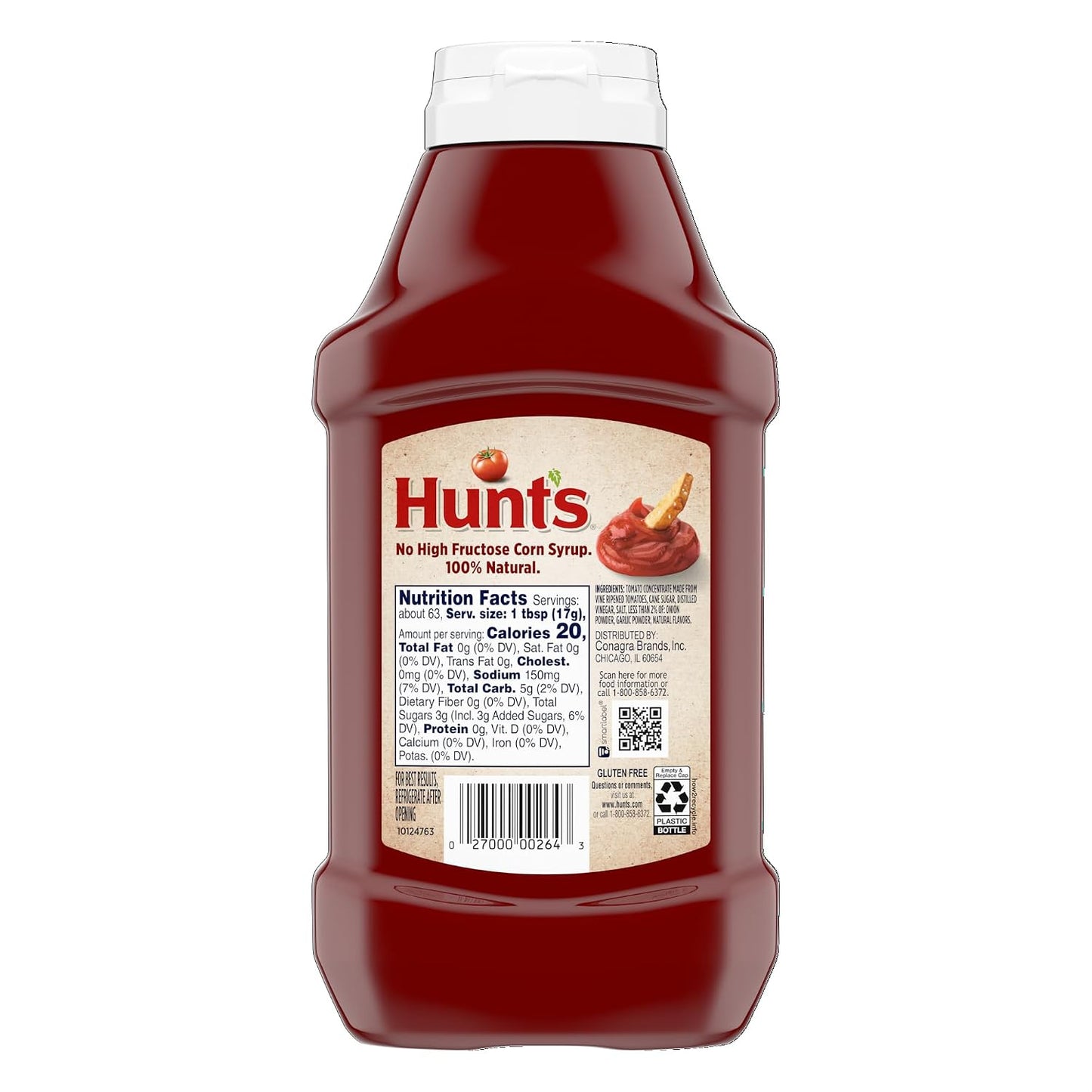 Hunt's All Natural Tomato Ketchup, 38 Oz