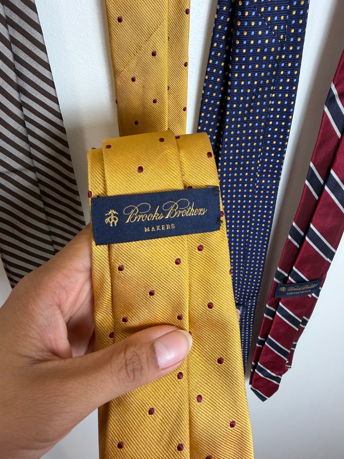 Designer Silk Tie Lot Brooks Brothers H Stockton Pierre Cardin St Andrews