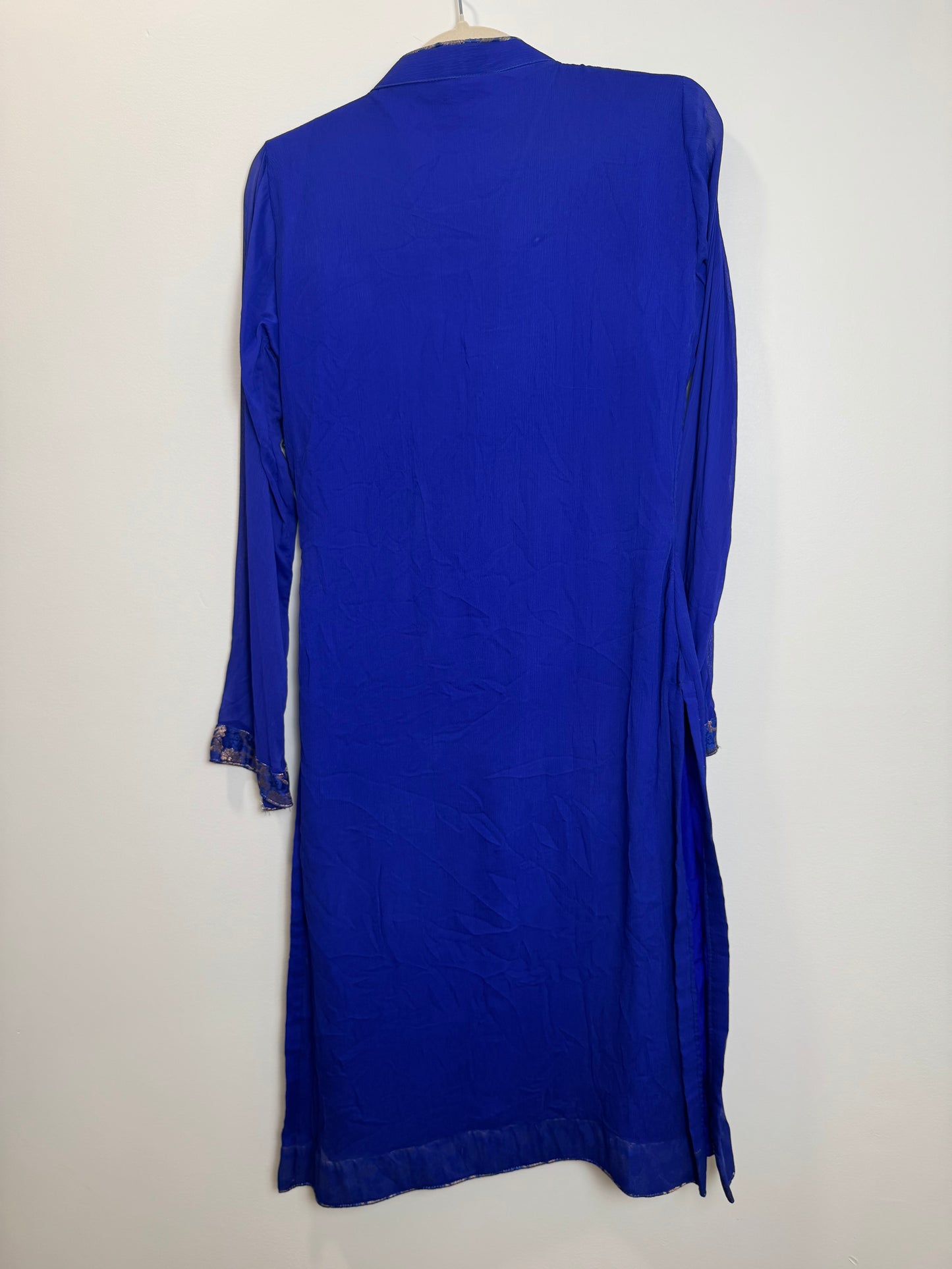 Blue Silver Kurta - 38