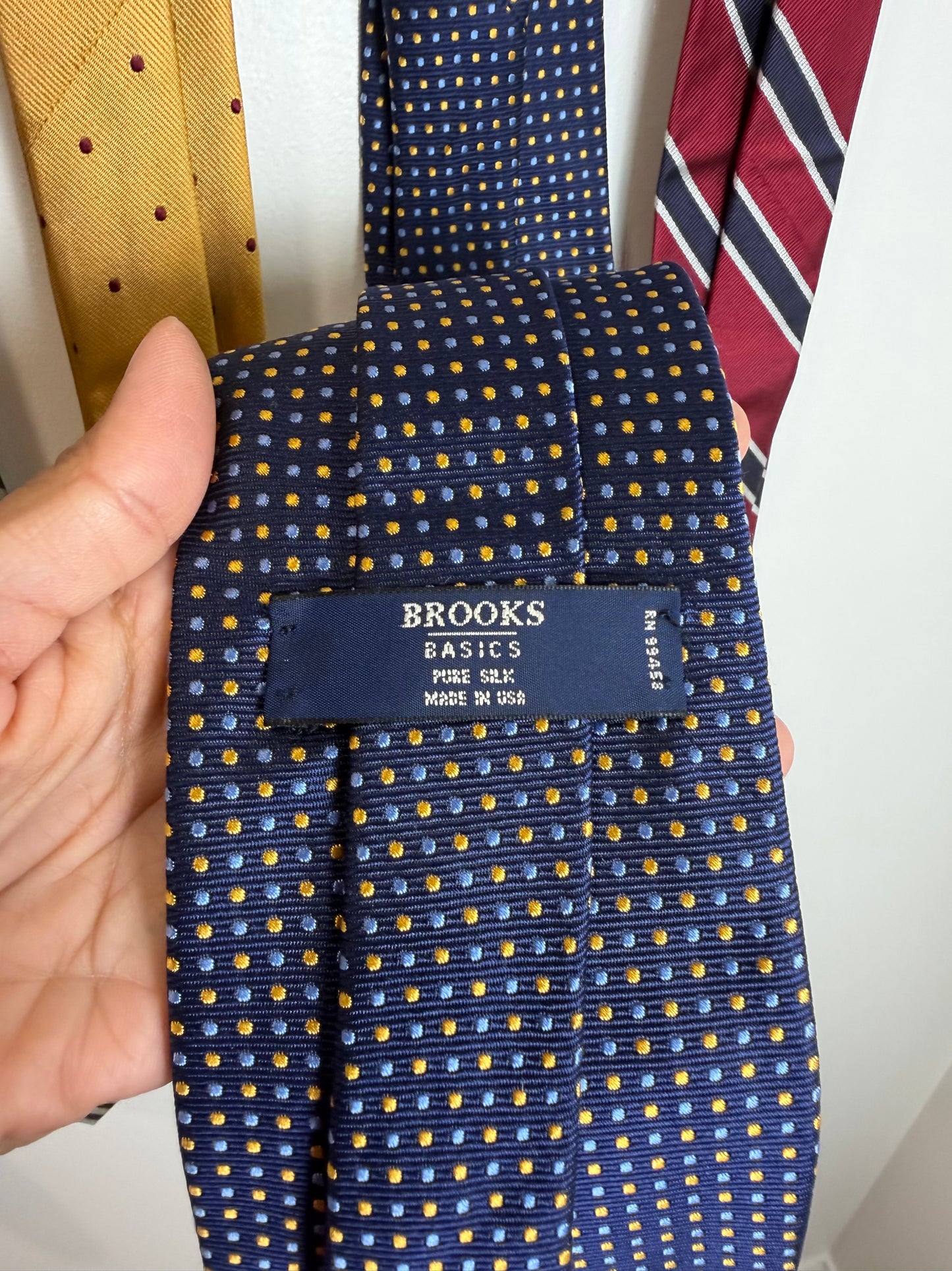 Designer Silk Tie Lot Brooks Brothers H Stockton Pierre Cardin St Andrews