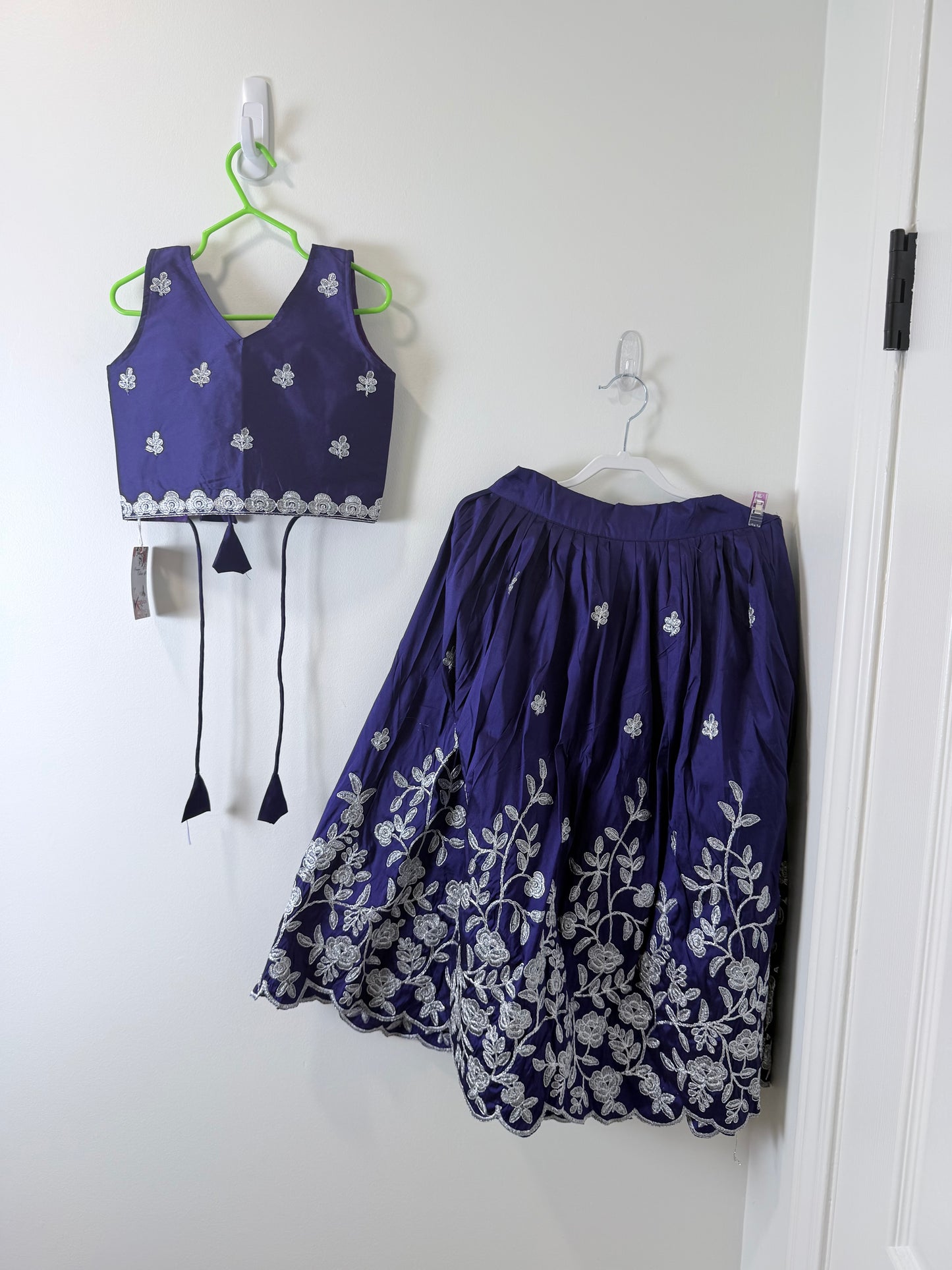 Brand New Purple Lehenga - Kids Size 24