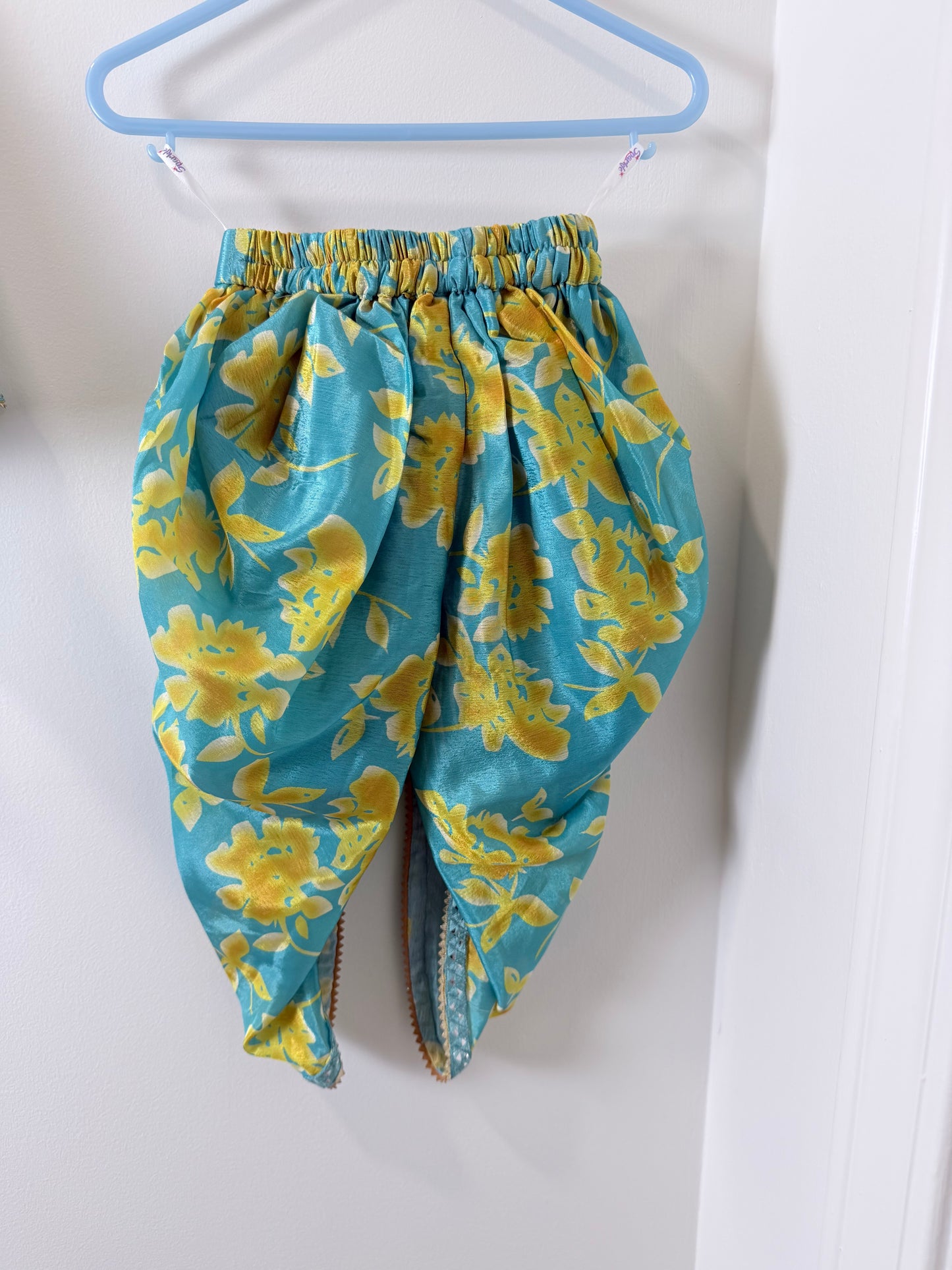 Teal Yellow - Kids Size 18