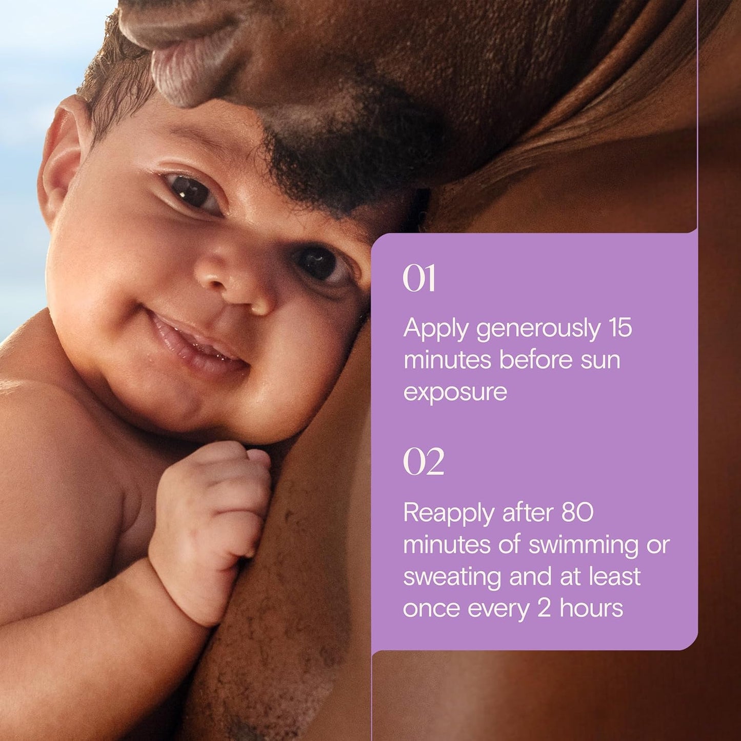 Aveeno Baby Continuous Protection Zinc Oxide SPF 50 Sunscreen for Babies with Sensitive Skin, Broad Spectrum Sun Protection, Tear-Free, Sweat- & Water-Resistant, No added Parabens, 3 Fl Oz