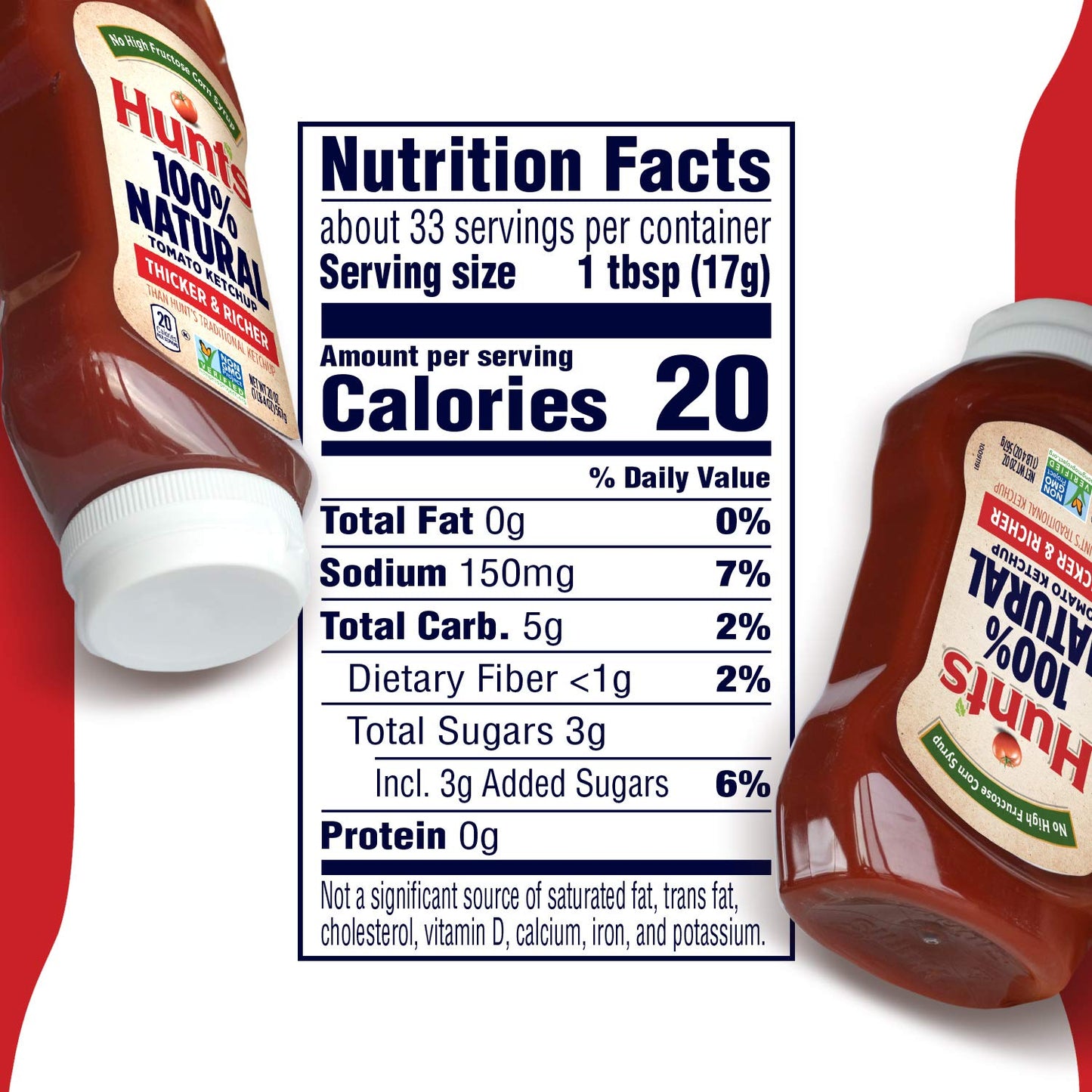 Hunt's All Natural Tomato Ketchup, 38 Oz