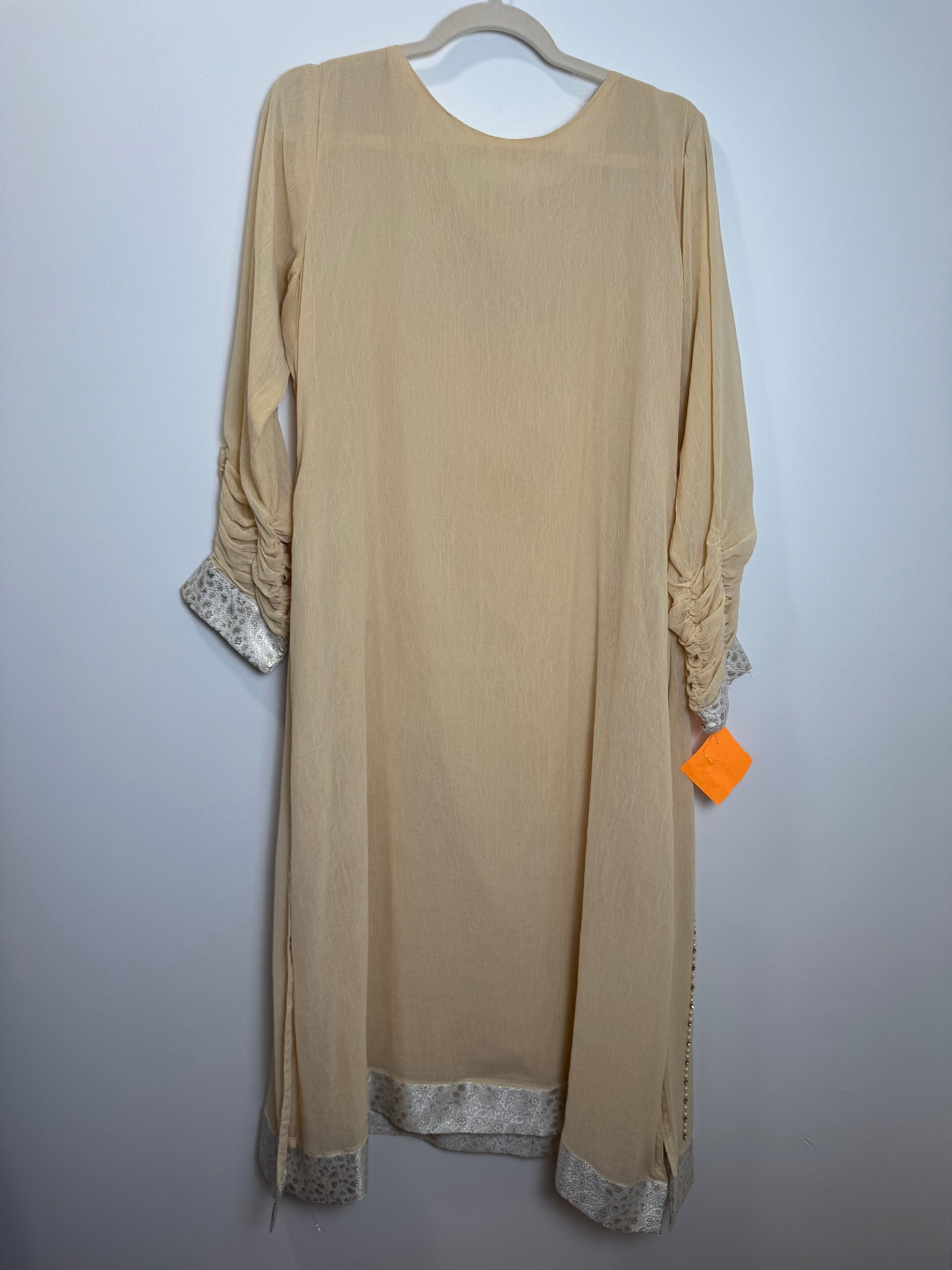 Beige pearl kurta - 42