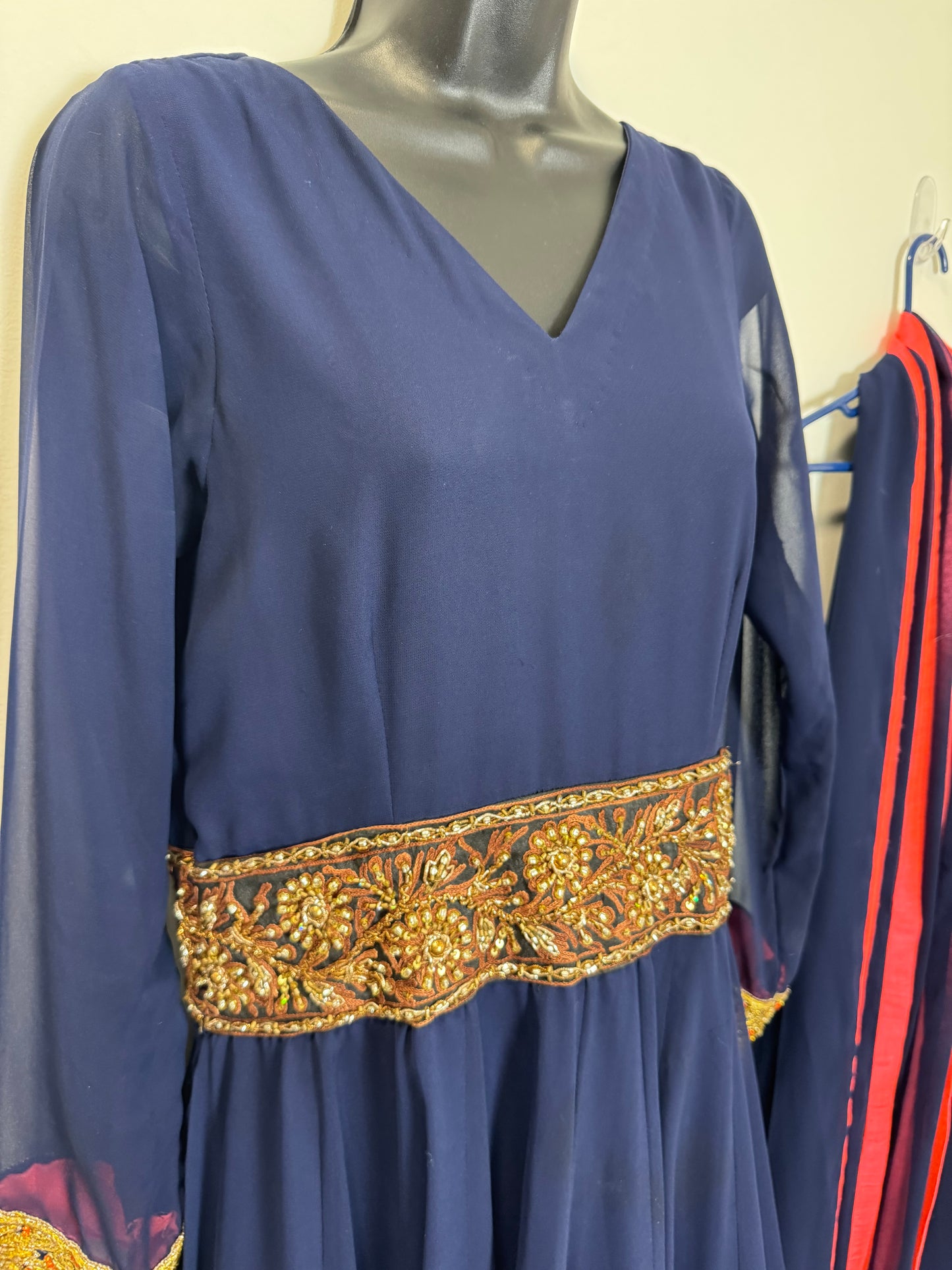 Navy Bright Orange - 36