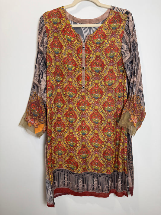 Multicolor Print Kurta - 40