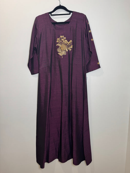 Purple Gold Kurta - 38